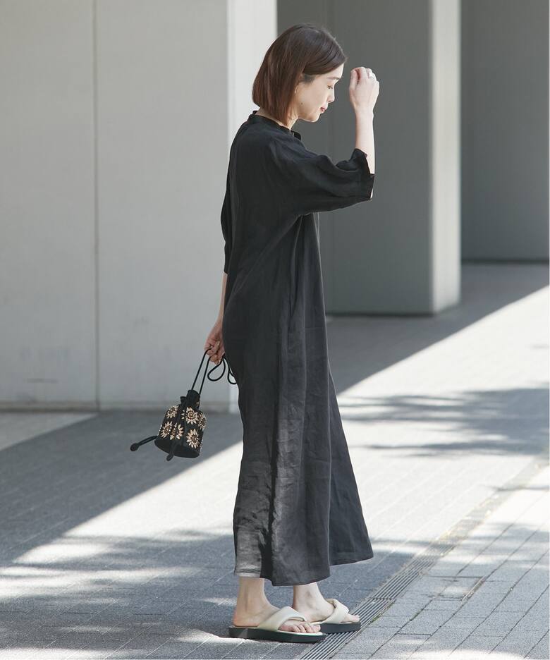 リネンタックスリーブワンピース（ワンピース）｜JOURNAL STANDARD L  