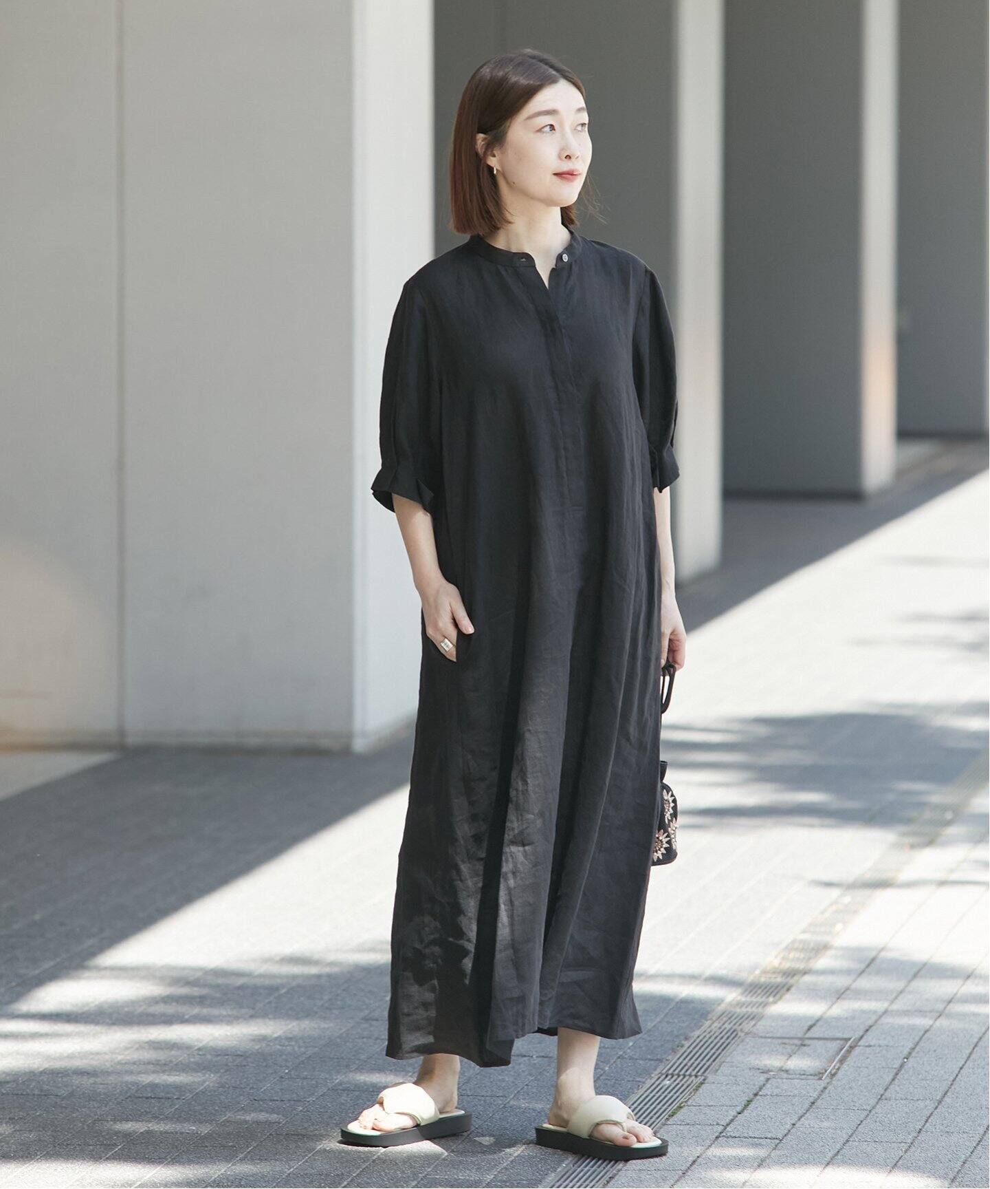 リネンタックスリーブワンピース（ワンピース）｜JOURNAL STANDARD L 