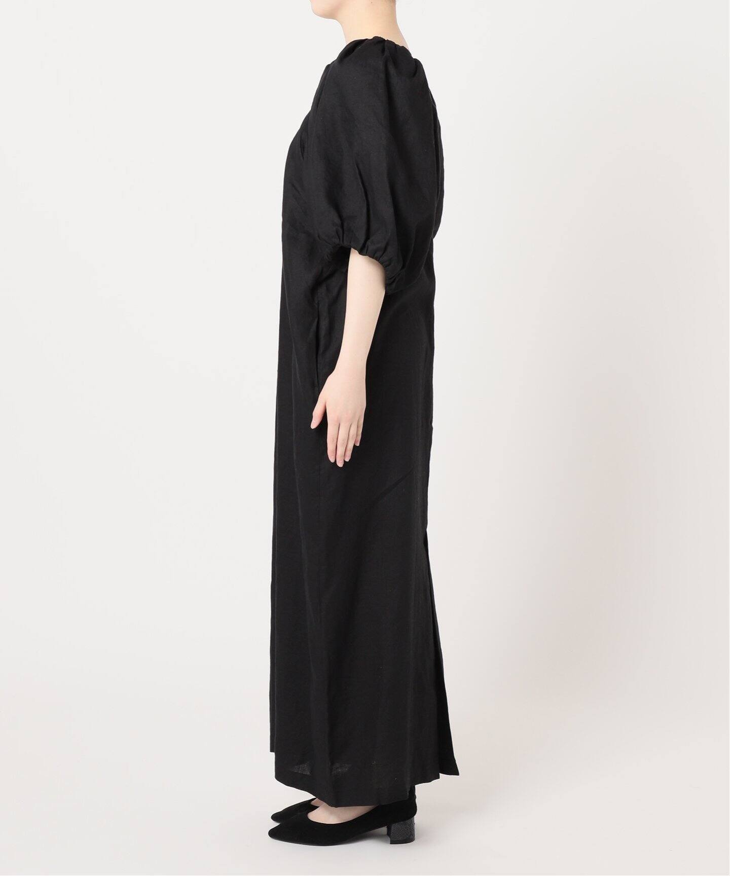 【JOURNALSTANDARDL'ESSAGE】ボリュームスリーブワンピース Linen ボリュームスリーブワンピース（ワンピース）｜JOURNAL