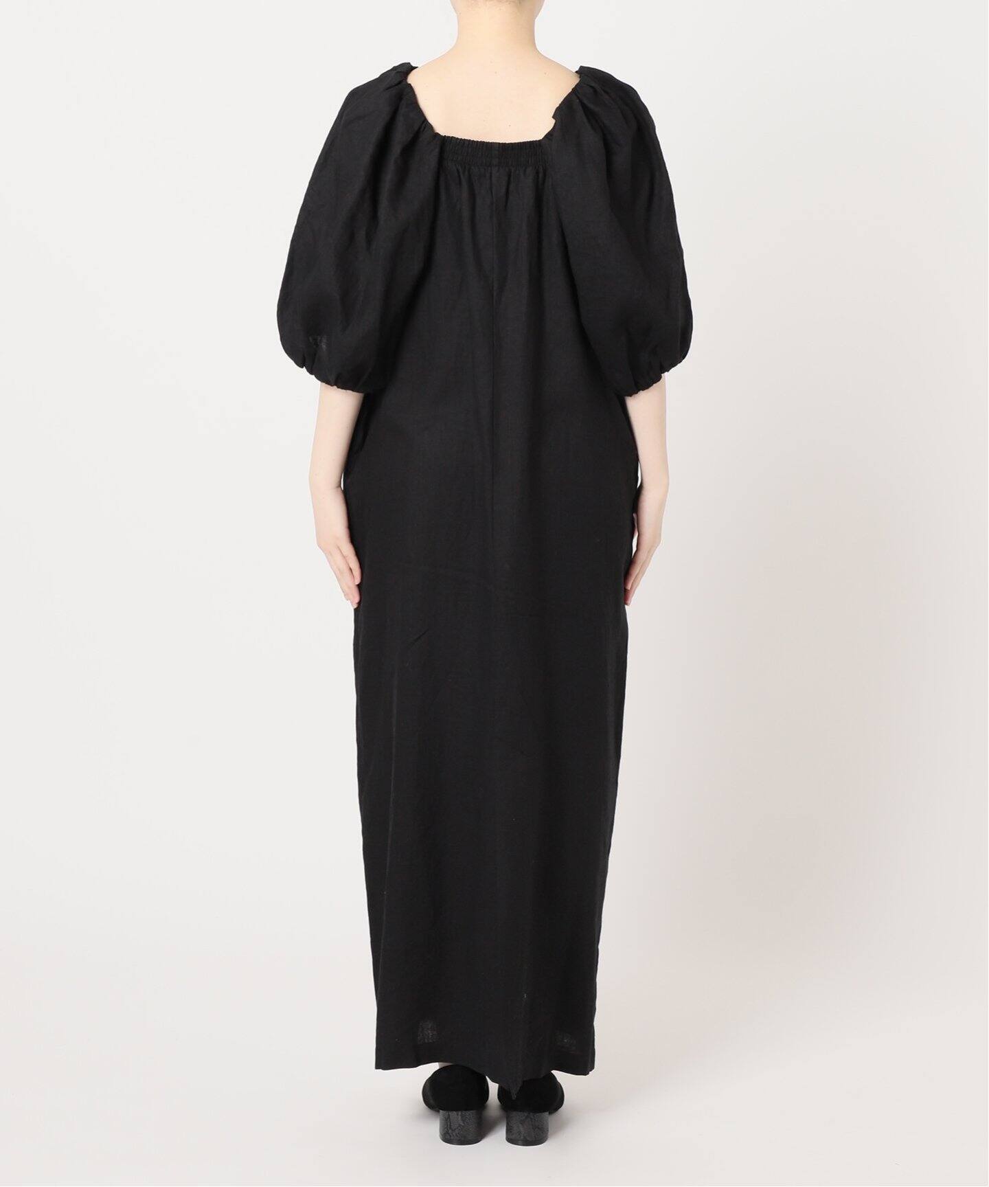 【JOURNALSTANDARDL'ESSAGE】ボリュームスリーブワンピース Linen ボリュームスリーブワンピース（ワンピース）｜JOURNAL