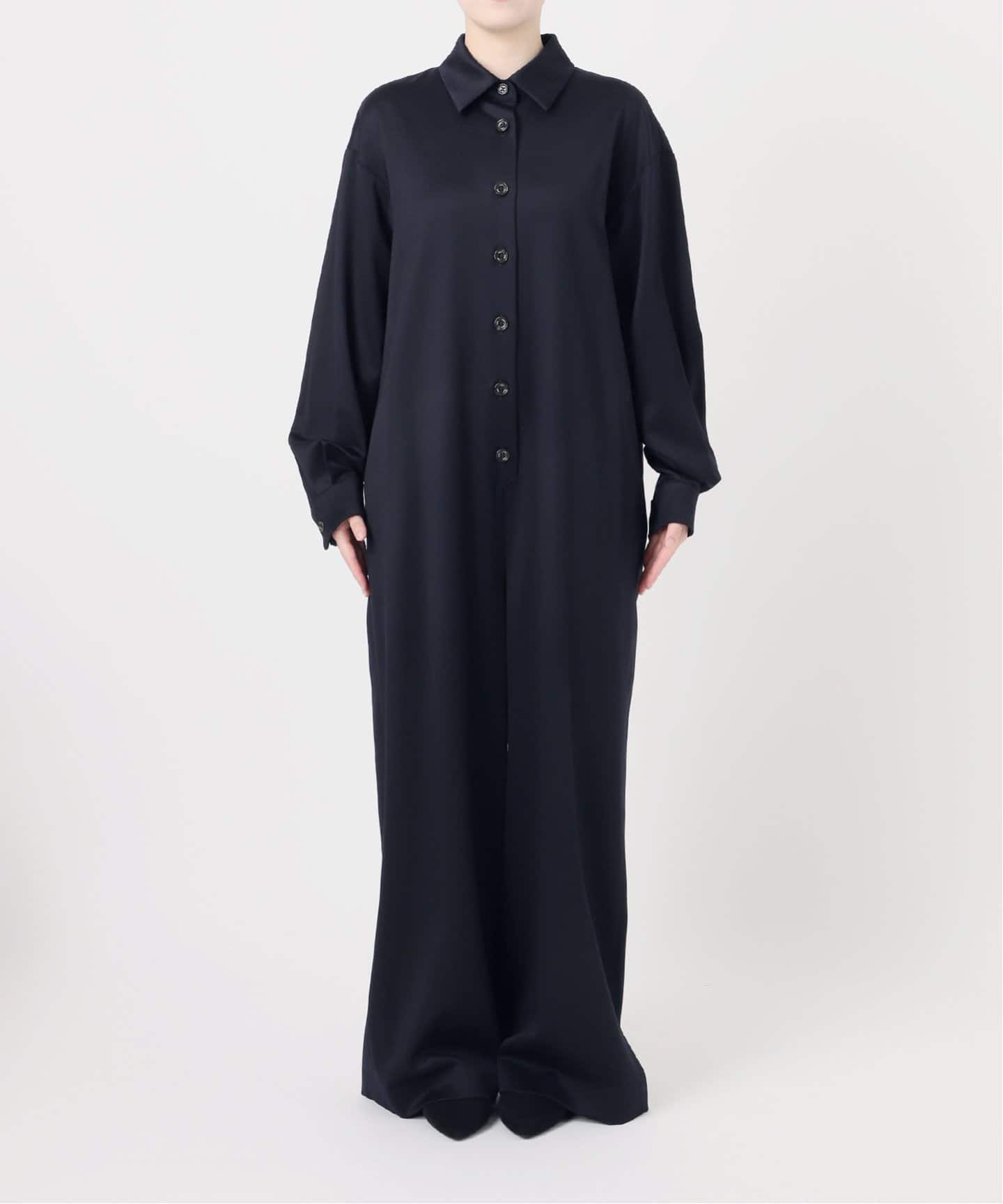Uhr/ウーア】Wool / Satin All in One：オールインワン（つなぎ