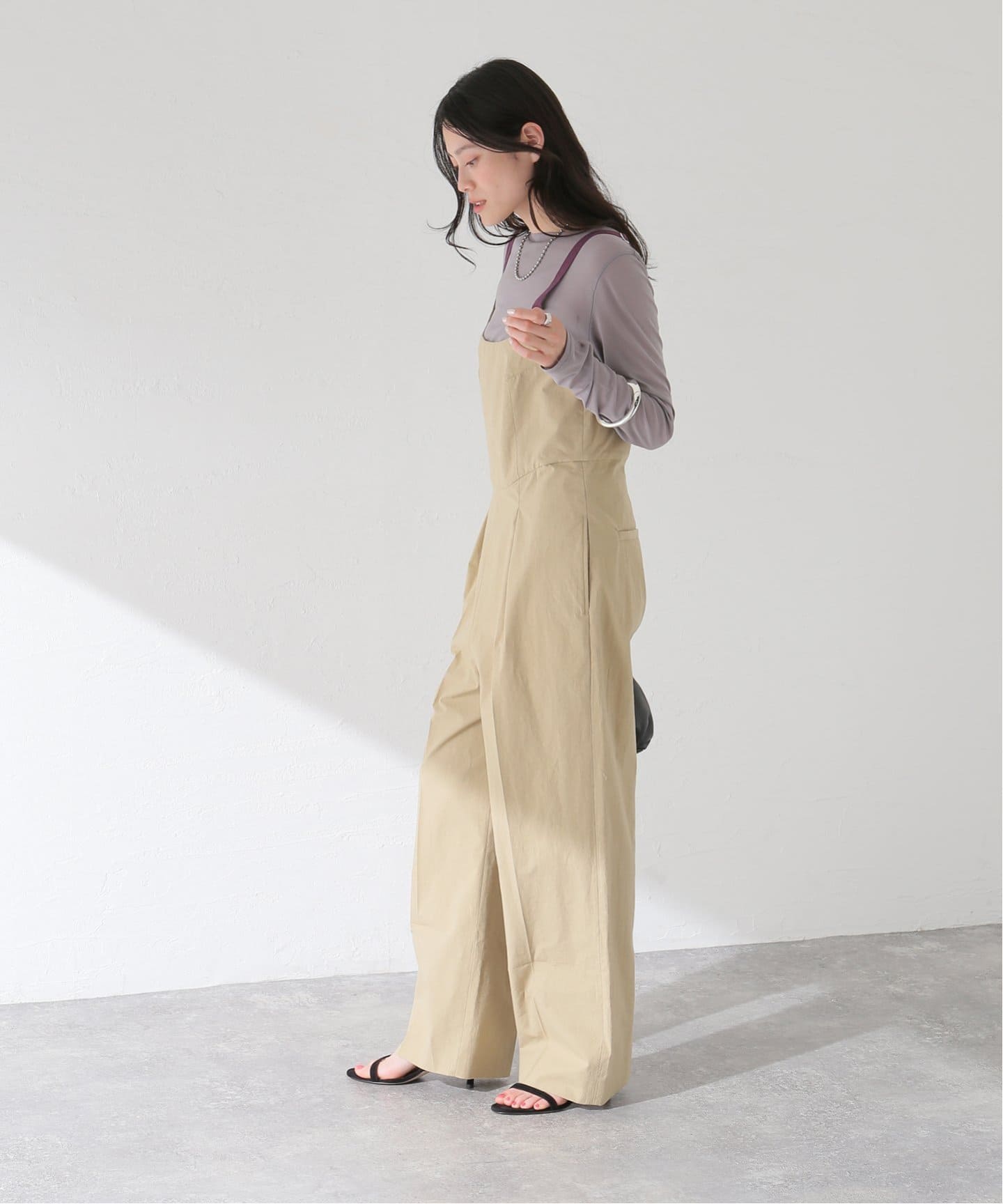 big smith / オールインワン/38/コットン/GRY big smith◇オールインワン/38/コットン/GRY JANE SMITH⁄ジェーン