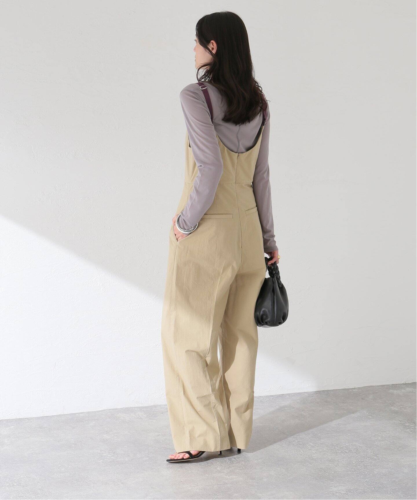 JANE SMITH/ジェーンスミス】WASHED COTTON BROAD OVERALL