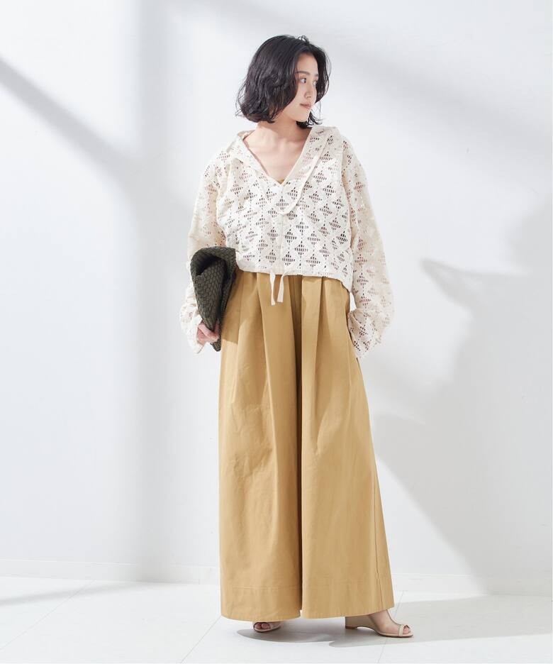 Uhr/ウーア】Wide Chino Overalls：オールインワン（つなぎ 