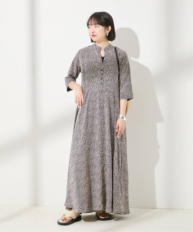 別注》【LUSANA / ルサーナ】 CARL MAXI DRESS：ワンピース 