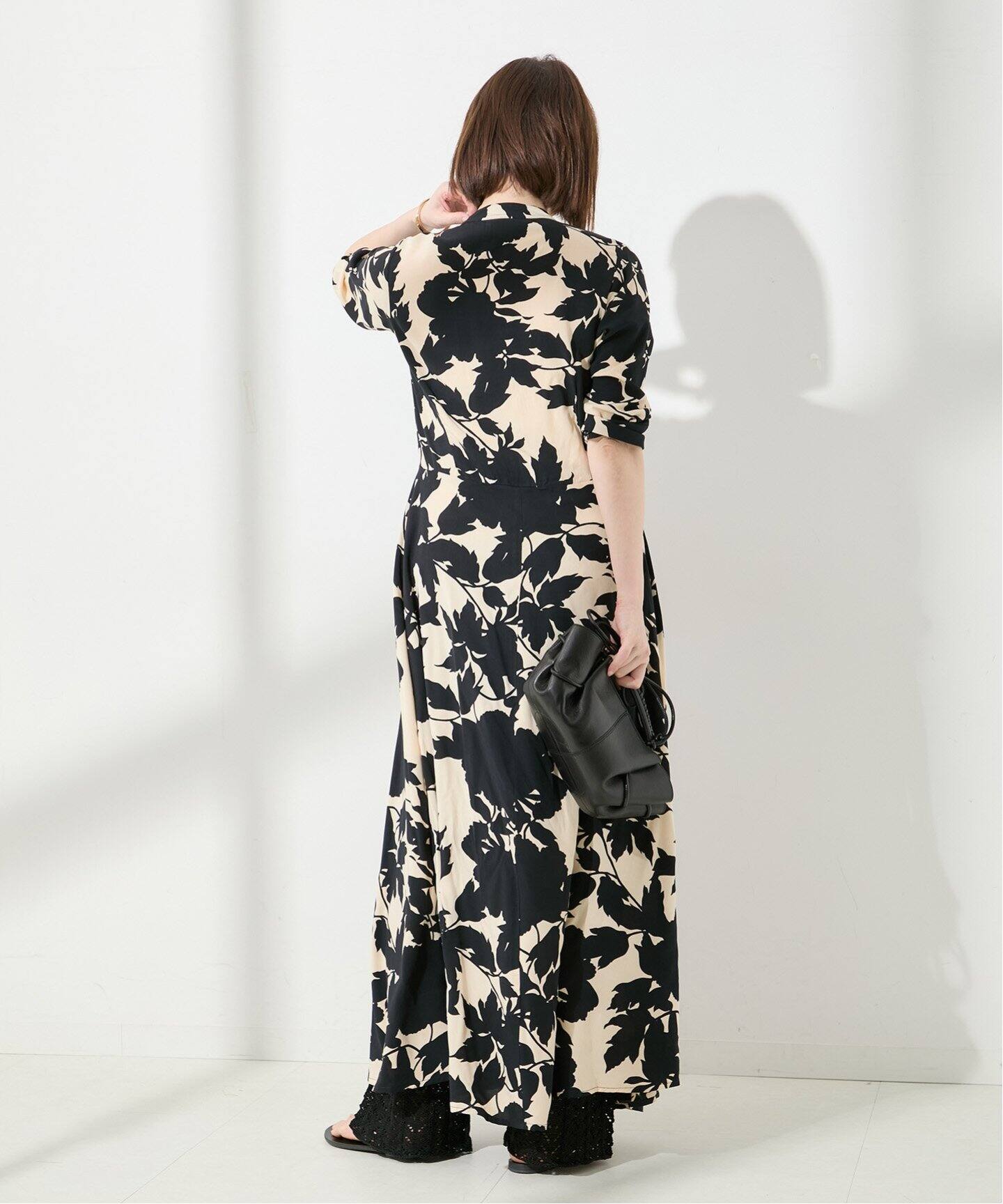 最終お値下げLUSANA CARL MAXI DRESS 別注 ワンピース 別注》【LUSANA / ルサーナ】 CARL MAXI DRESS：ワンピース