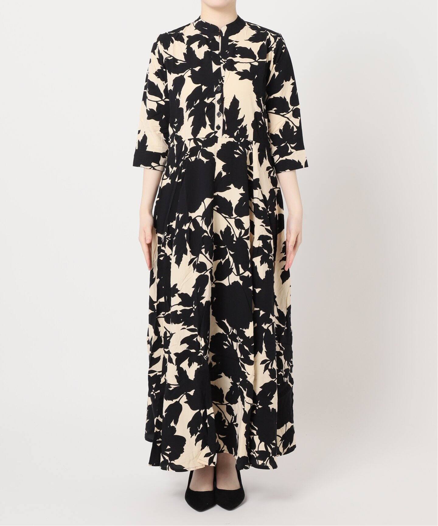 別注》【LUSANA / ルサーナ】 CARL MAXI DRESS：ワンピース 