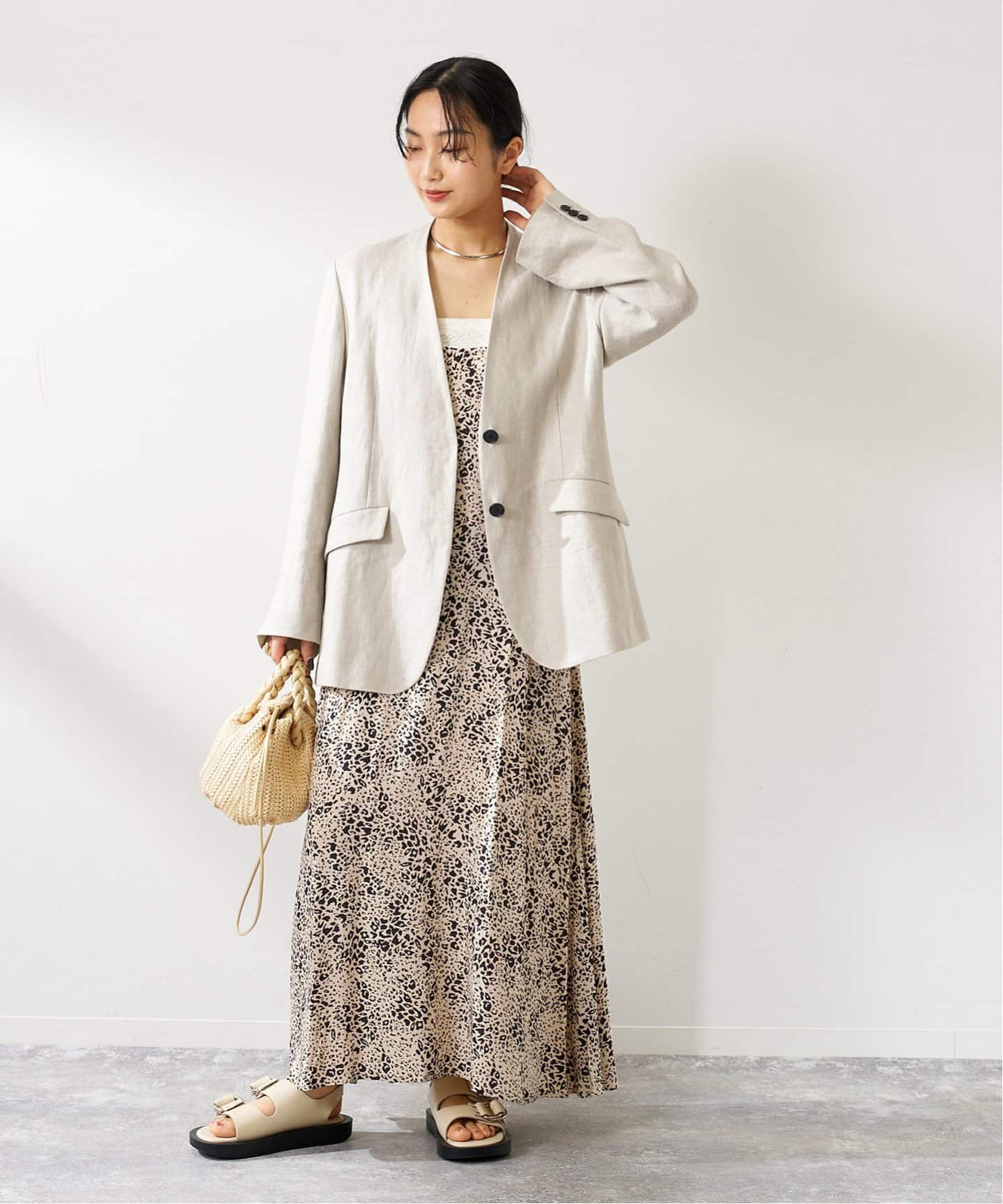 LUSANA / ルサーナ】JEN DRESS JEN DRESS：ワンピース