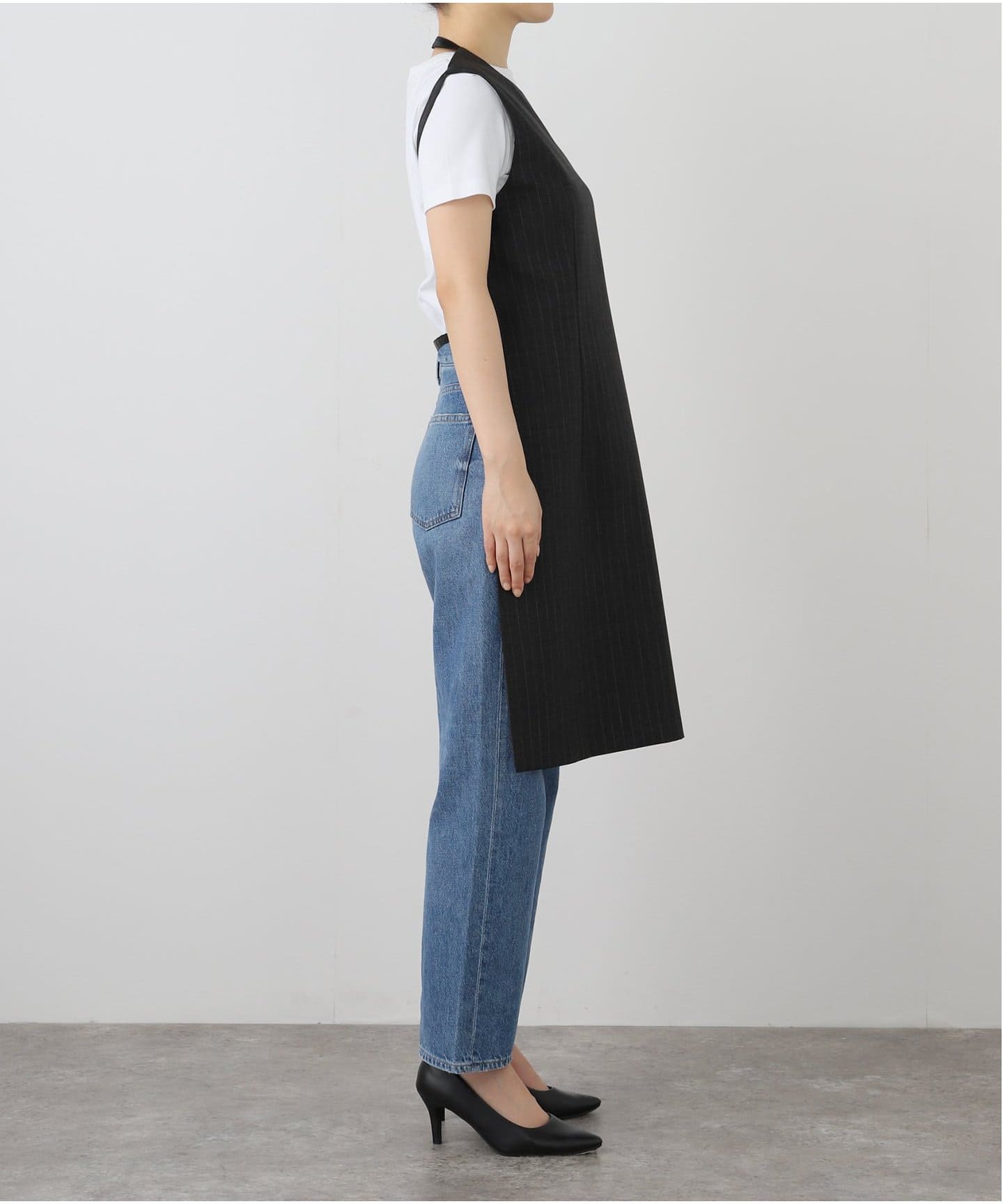 INSCRIRE(アンスクリア)_AW21_ワンピース INSCRIRE /アンスクリア】Wool Front Dress：ワンピース
