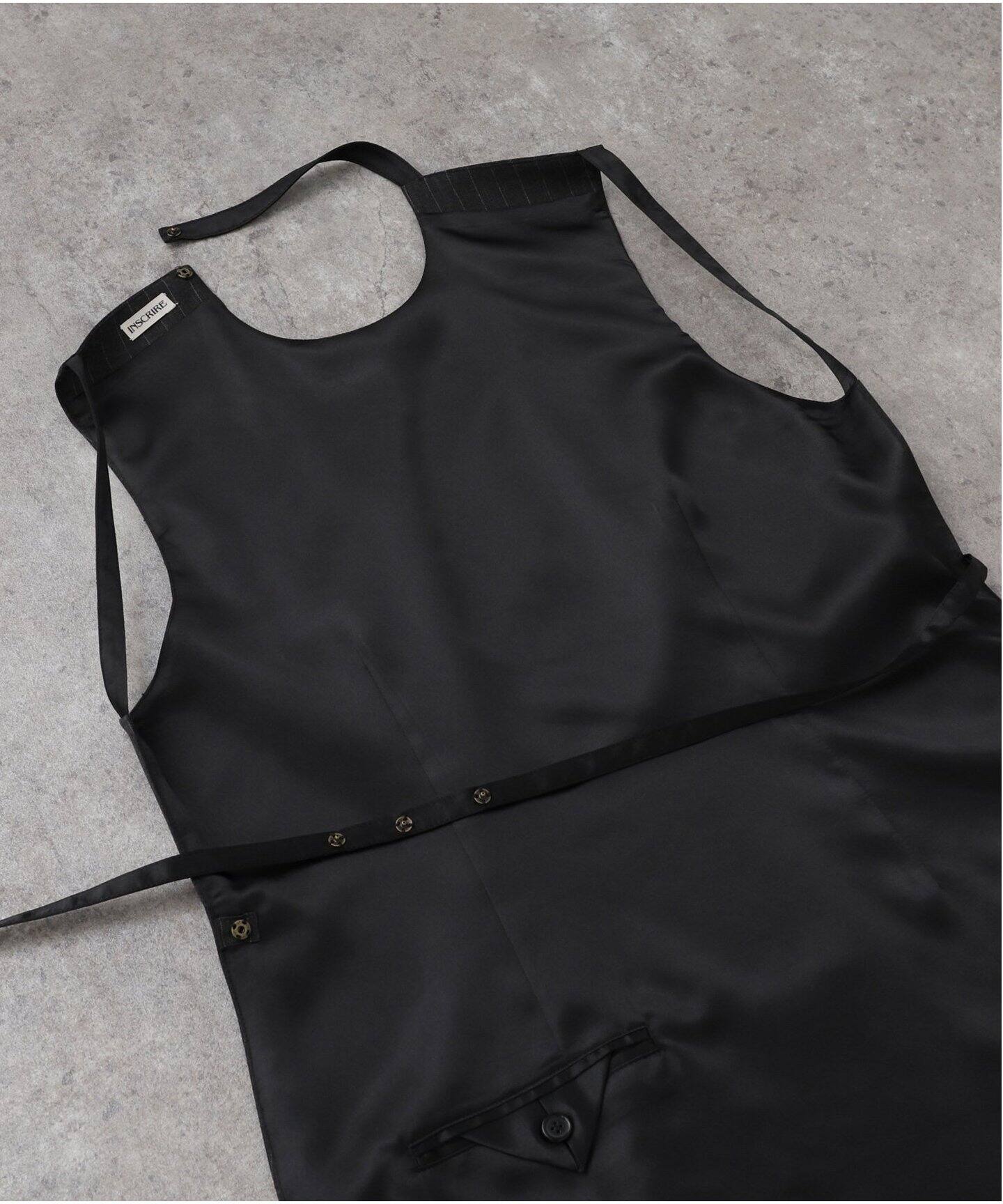 INSCRIRE /アンスクリア】Wool Front Dress：ワンピース（ワンピース