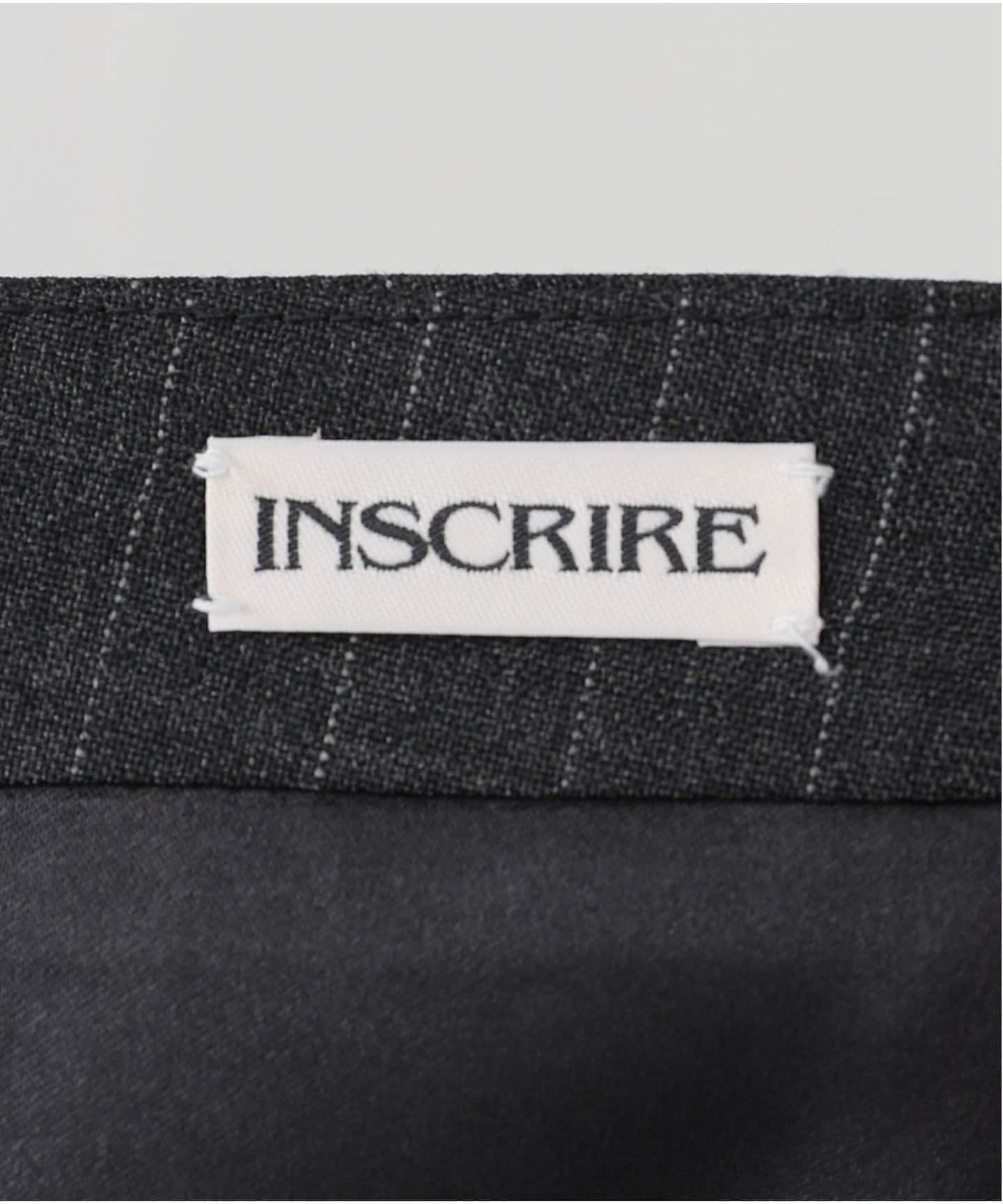 INSCRIRE /アンスクリア】Wool Front Dress：ワンピース