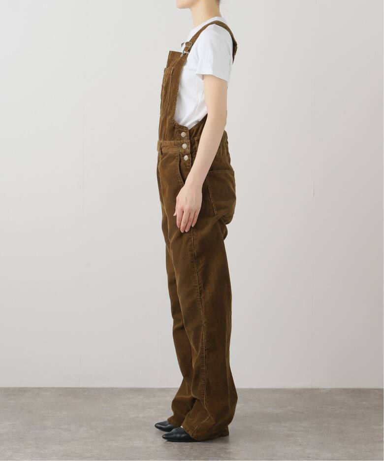 INSCRIRE /アンスクリア】Corduroy Overall：オーバーオール 