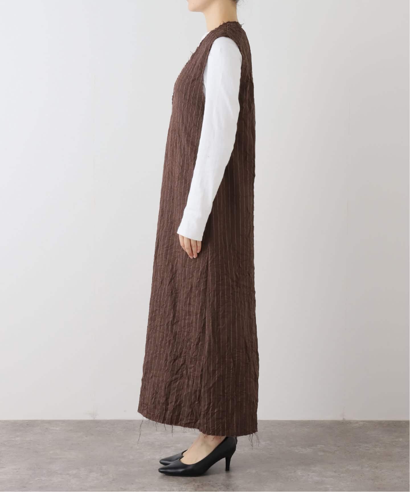 シュリンクストライプワンピ（ワンピース）｜JOURNAL STANDARD