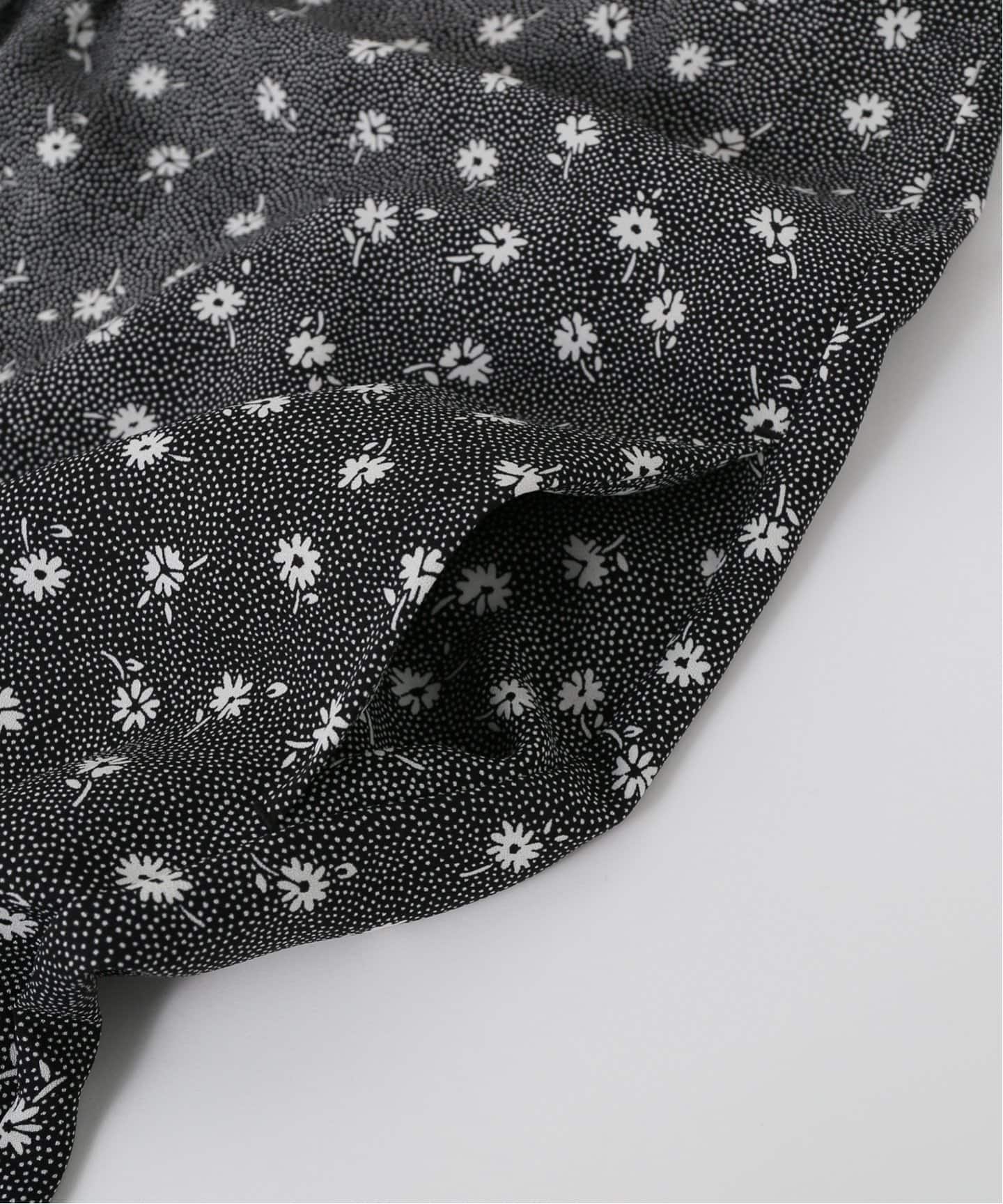 ジャーナルスタンダードラックス ドット ティアードワンピース黒