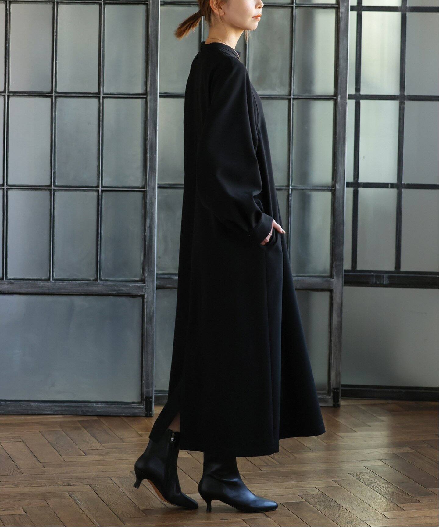 追加》ダブルクロスロングワンピース（ワンピース）｜JOURNAL STANDARD  