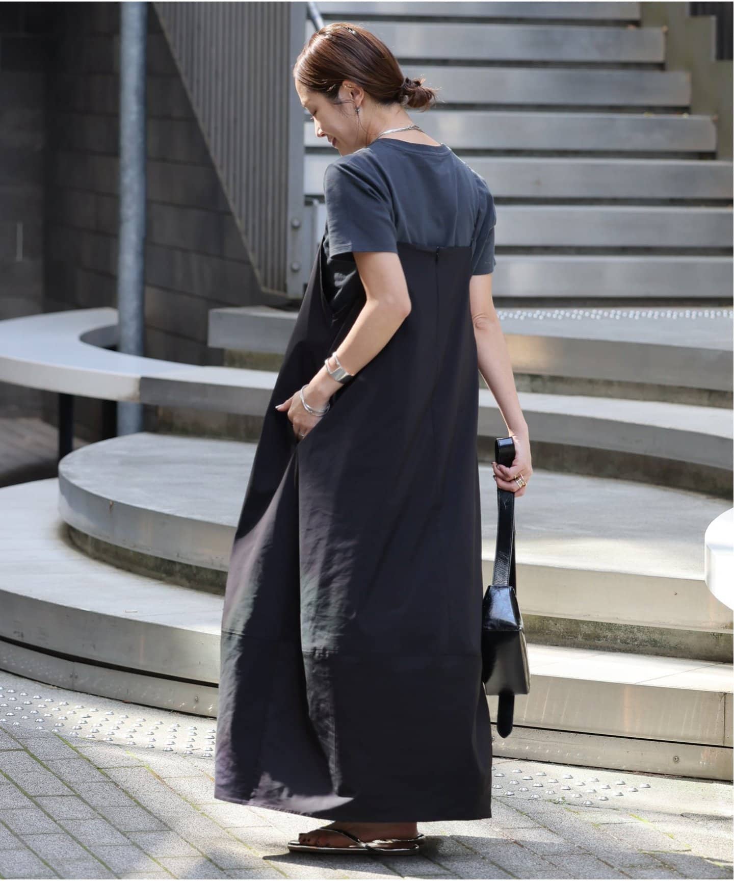 JOURNAL STANDARD メモリーコクーンワンピース