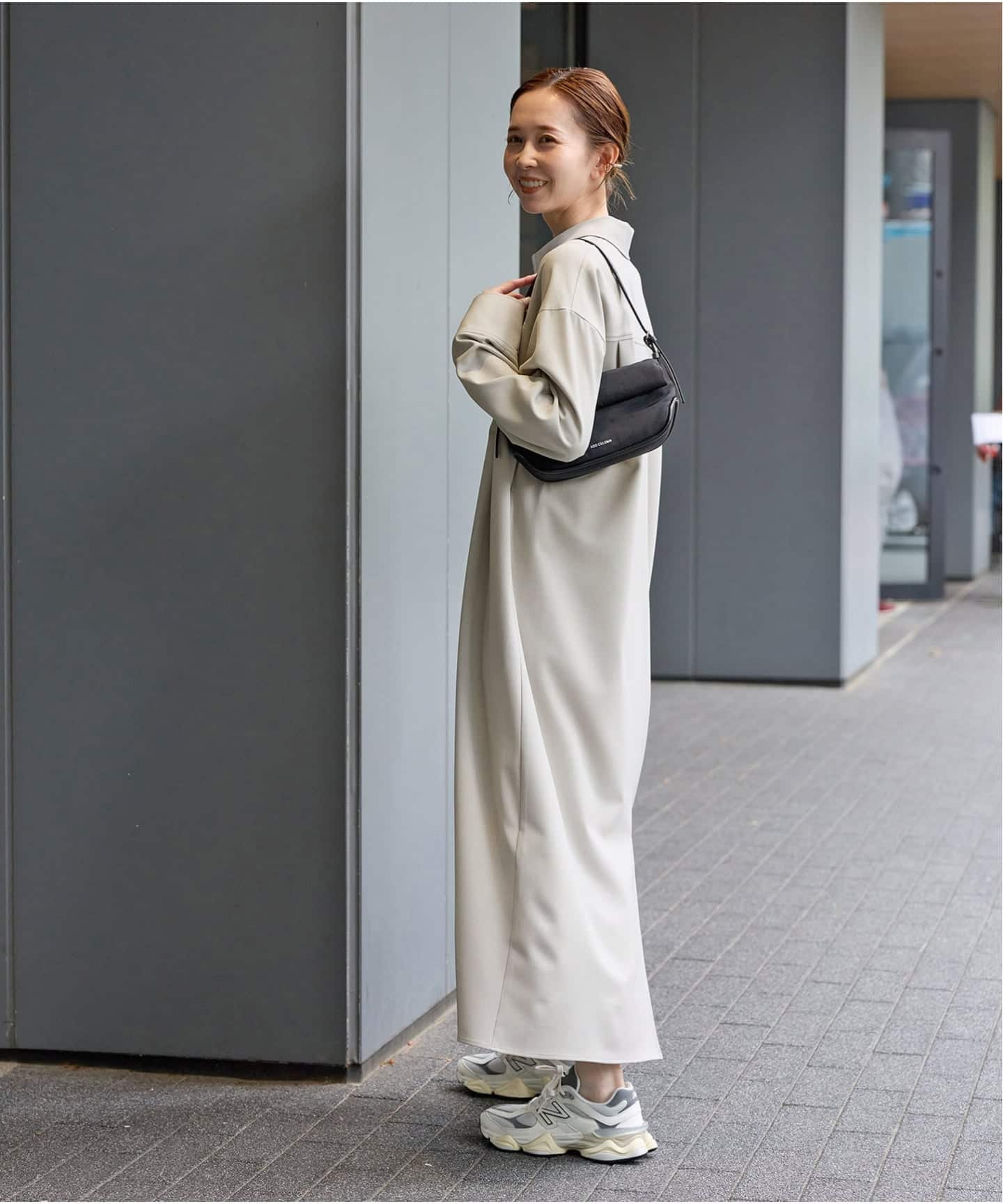 ウーリッシュツイルハーフジップワンピース（ワンピース）｜JOURNAL