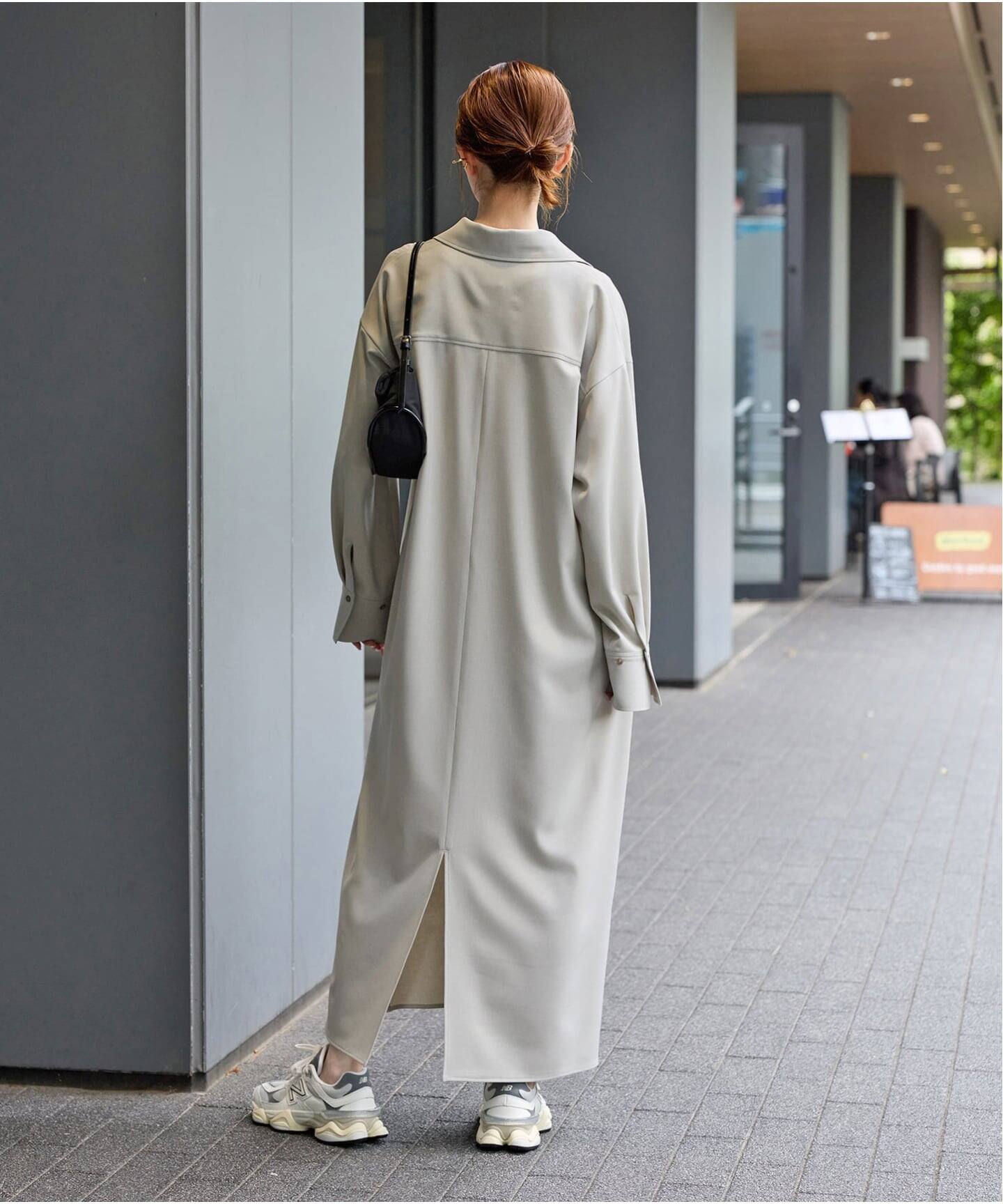 ウーリッシュツイルハーフジップワンピース（ワンピース）｜JOURNAL