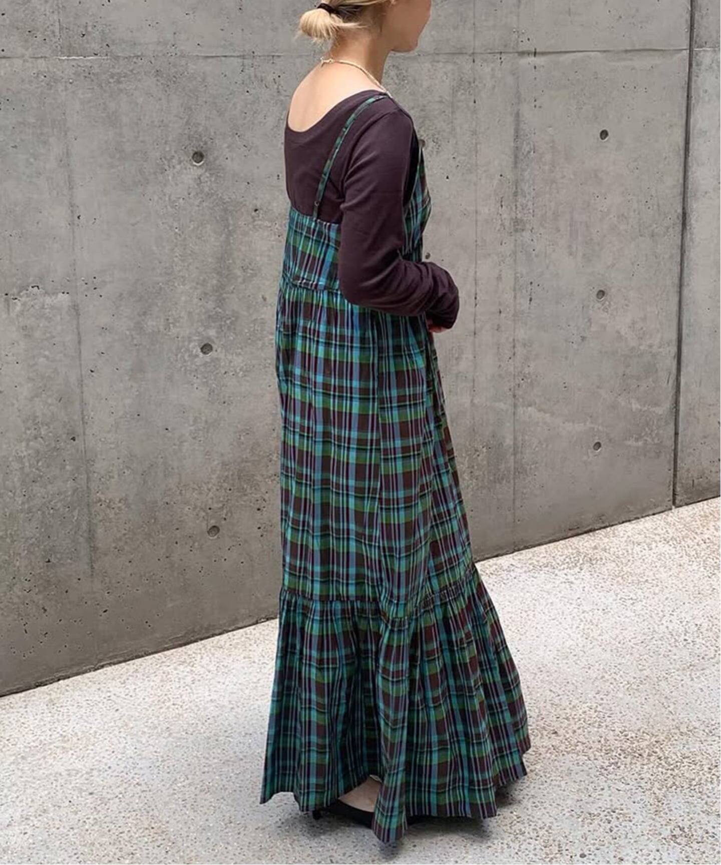 SARA MALLIKA/サラマリカ】POLLY TAFFETA CAMI DRESS（ワンピース