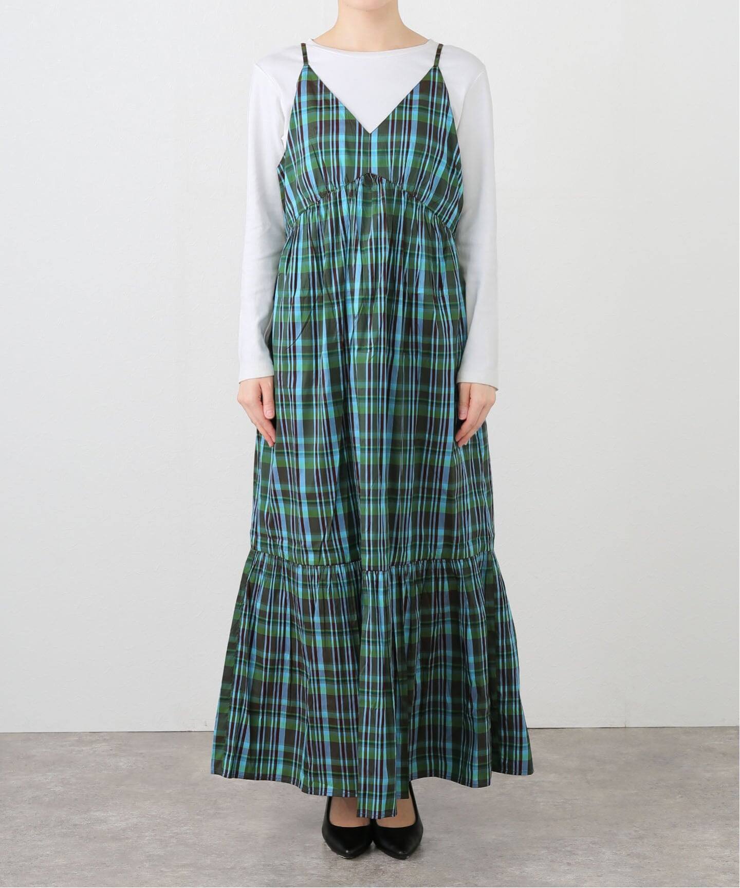 SARA MALLIKA/サラマリカ】POLLY TAFFETA CAMI DRESS（ワンピース