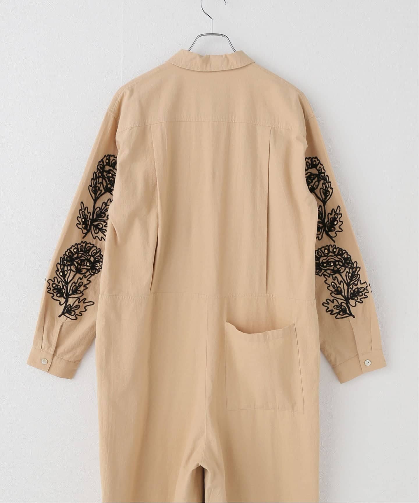 SARA MALLIKA/サラマリカ】 COTTON DORI EMBROIDERY ALL（つなぎ