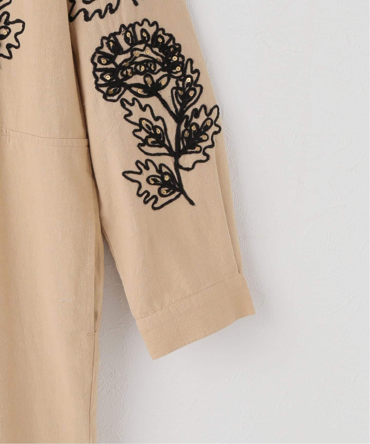 SARA MALLIKA/サラマリカ】 COTTON DORI EMBROIDERY ALL（つなぎ