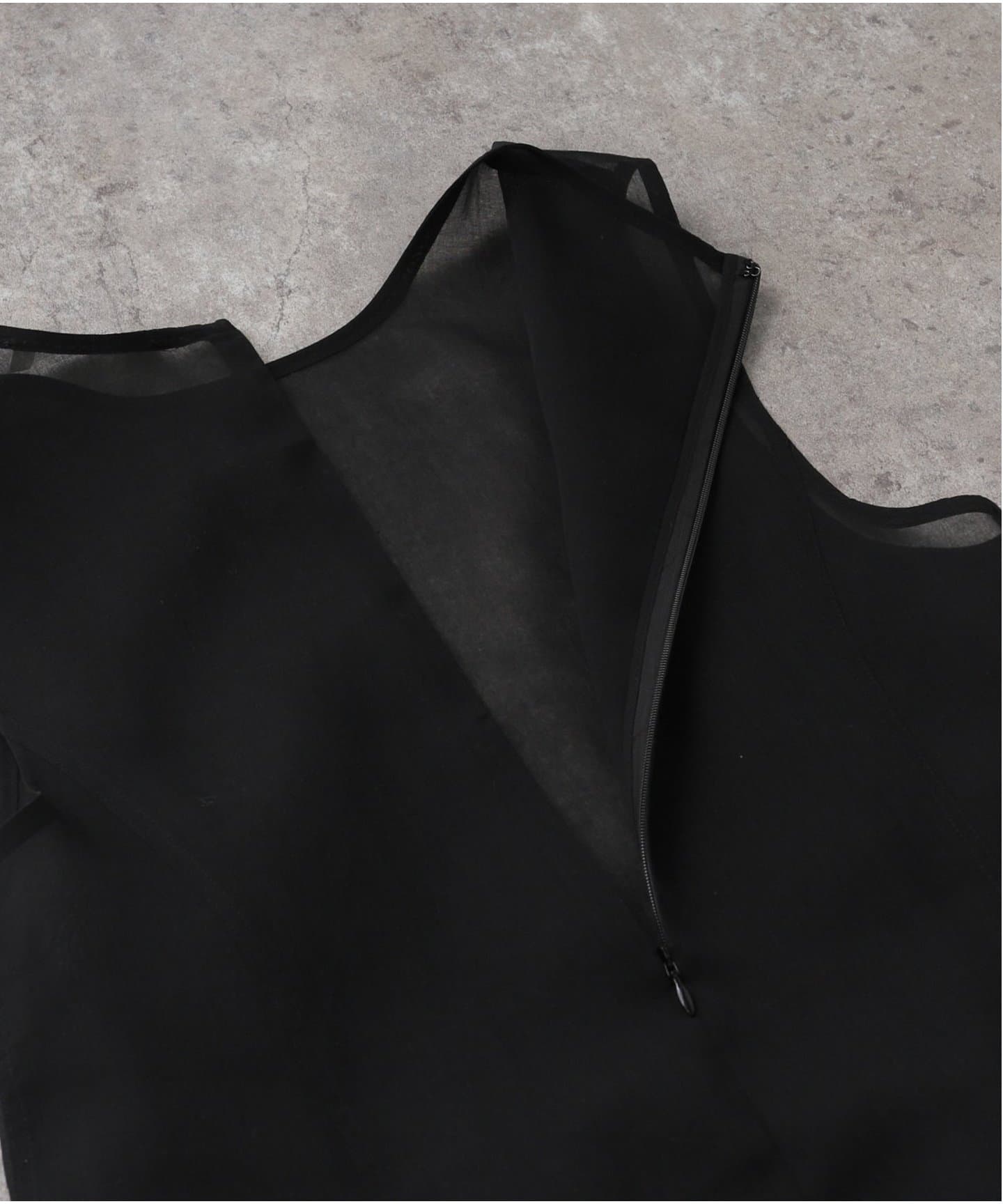 AMOMENTO / アモーメント】SHEER LONG DRESS AM25SSW03DR
