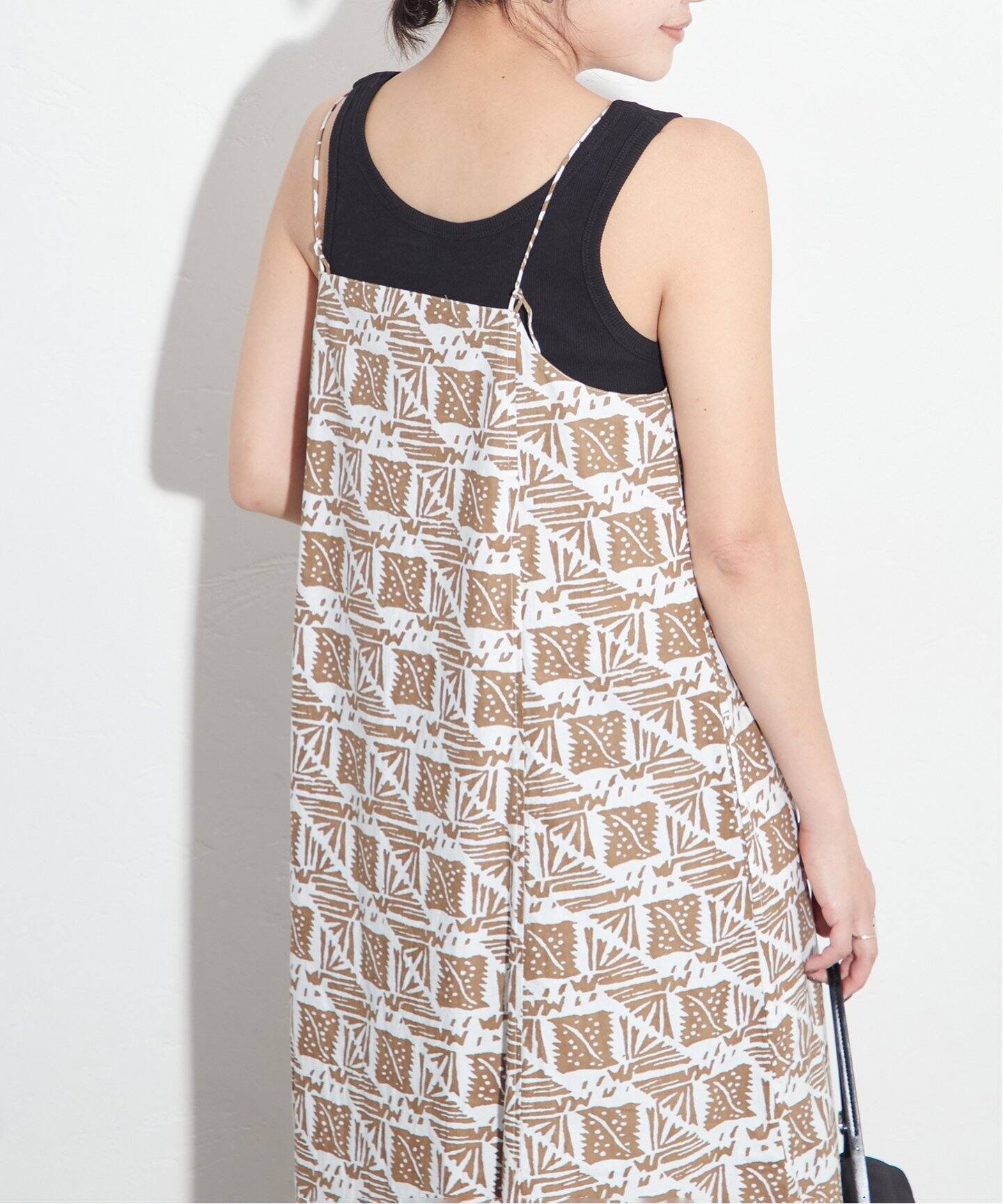 予約》別注【SARA MALLIKA/サラマリカ】COTTON POPLIM PRINT CAMI  