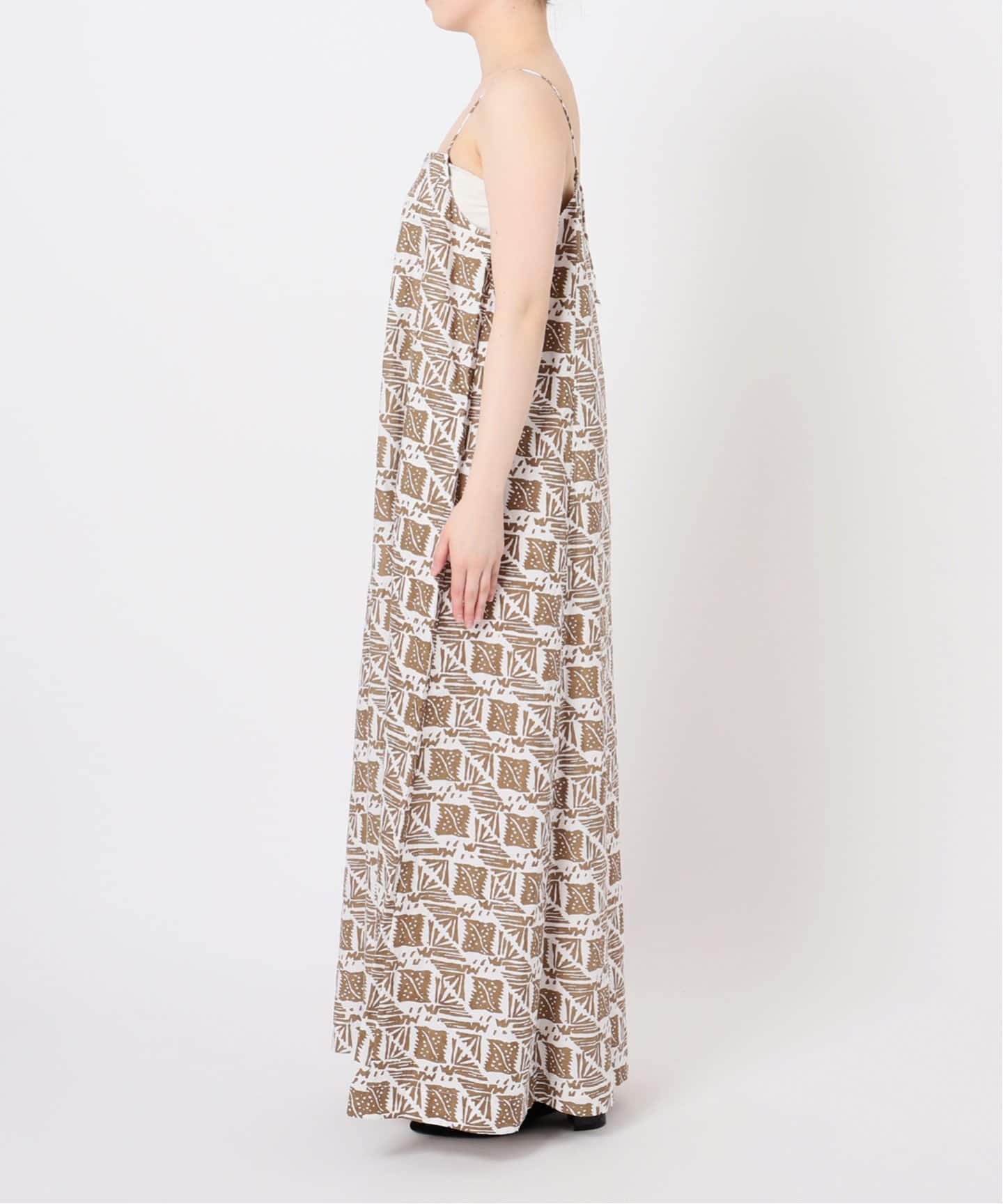 サラマリカ　COTTON POPLIM PRINT CAMI DRESS Sara mallika - Cotton Poplin Print Cami Dress（020551SM1