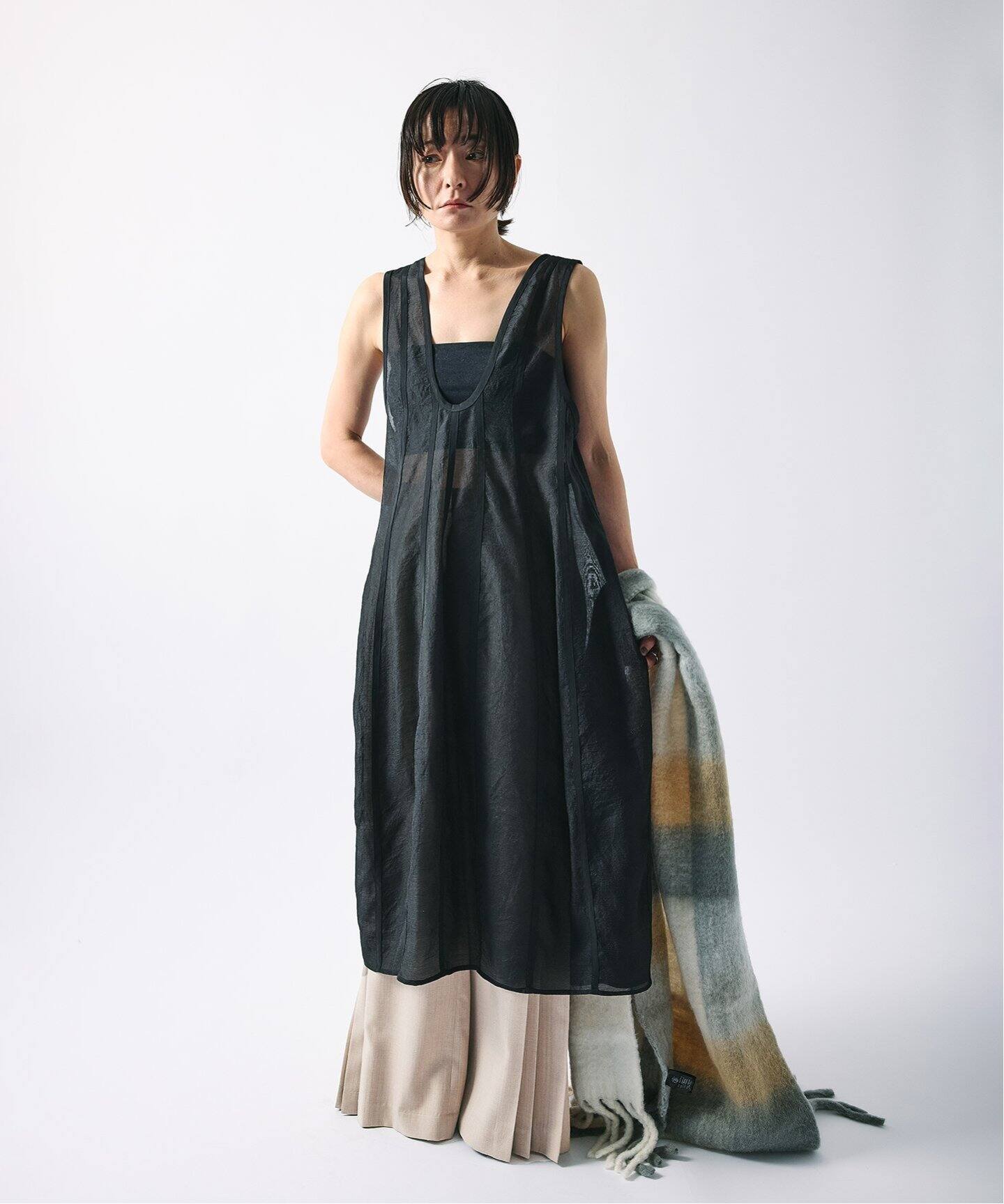 KIARIS vintage＆closet×JS】シアーオーバーワンピース（ワンピース  