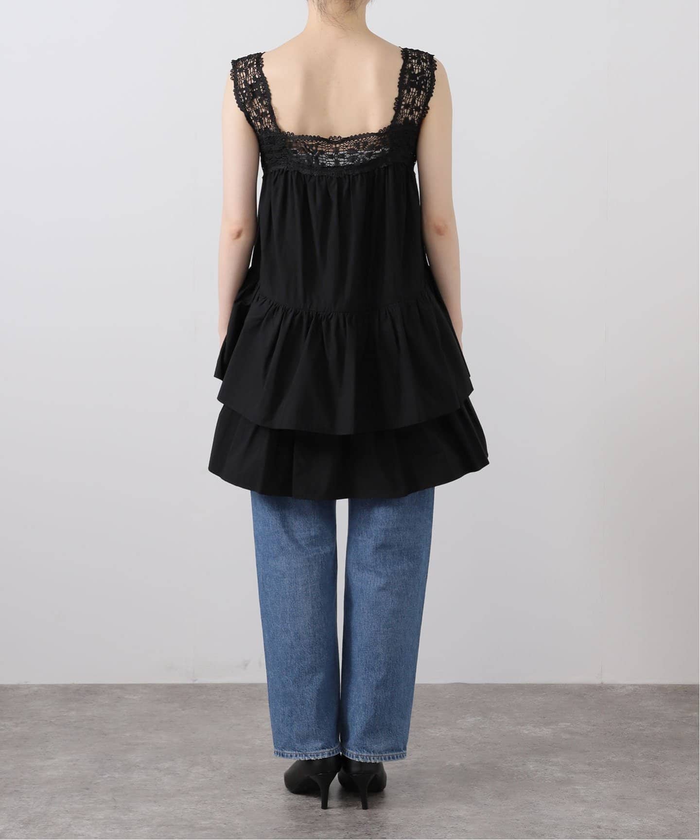 極美品 ホリデイ KUMA クマ LACE VOLUME MINI DRESS HOLIDAY/ホリデイ】 KUMA LACE VOLUME MINI DRESS（ワンピース