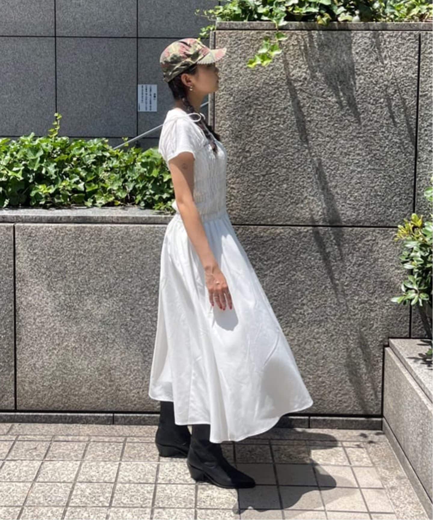 シャーリングロング ドレス（ワンピース）｜Oriens JOURNAL STANDARD