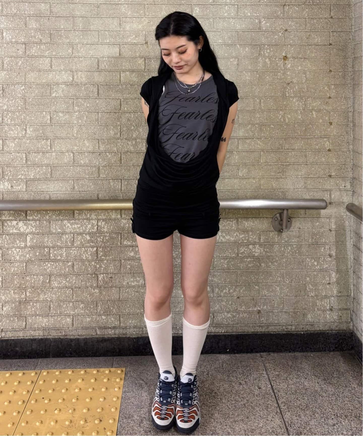 SCULPTOR/スカルプター】Marine Draped Romper SC25S305NAS（つなぎ