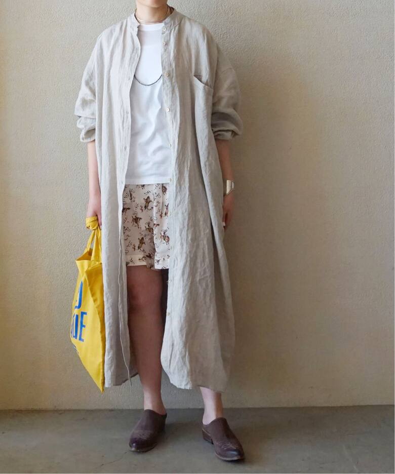 ソフトリネンシャツワンピース（ワンピース）｜journal standard luxe  