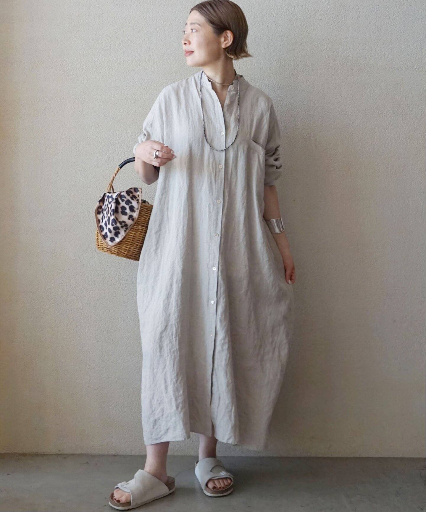 ソフトリネンシャツワンピース（ワンピース）｜journal standard luxe 
