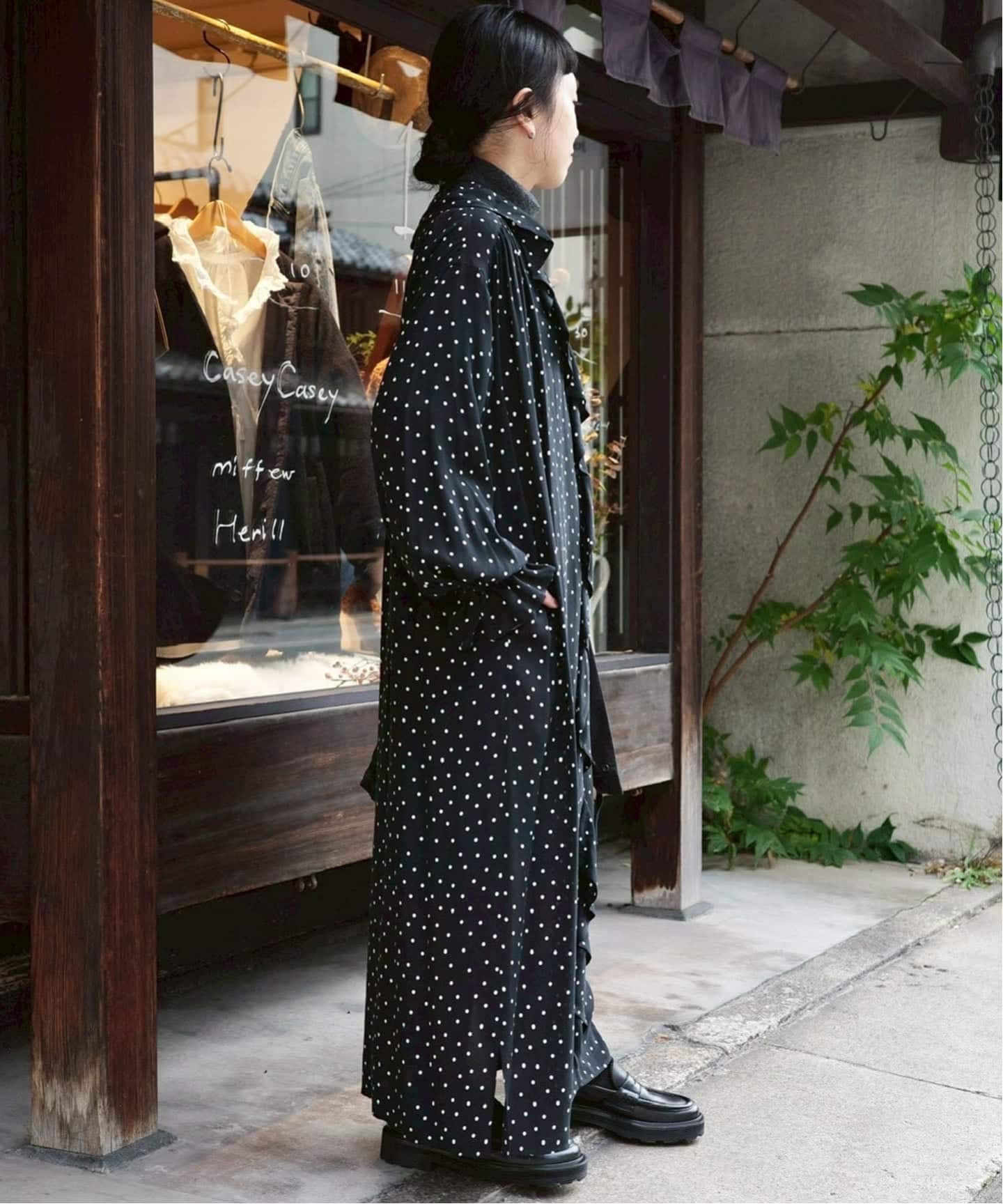 journal standard luxe ドット ローンフリルパフワンピース Cu/Rローン フリルパフワンピース（ワンピース）｜journal standard