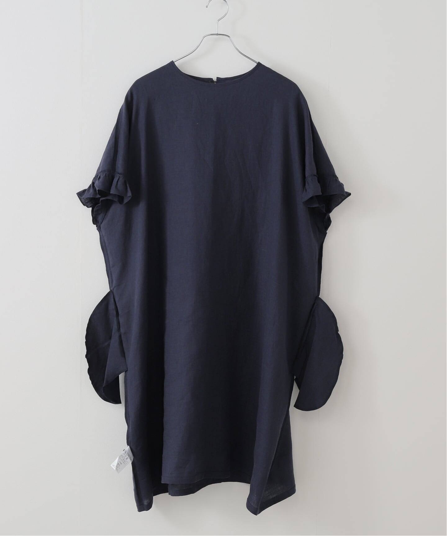 journal standard luxe ベルギーリネン　フリル　ワンピース フレンチリネンフリルワンピース（ワンピース）｜journal