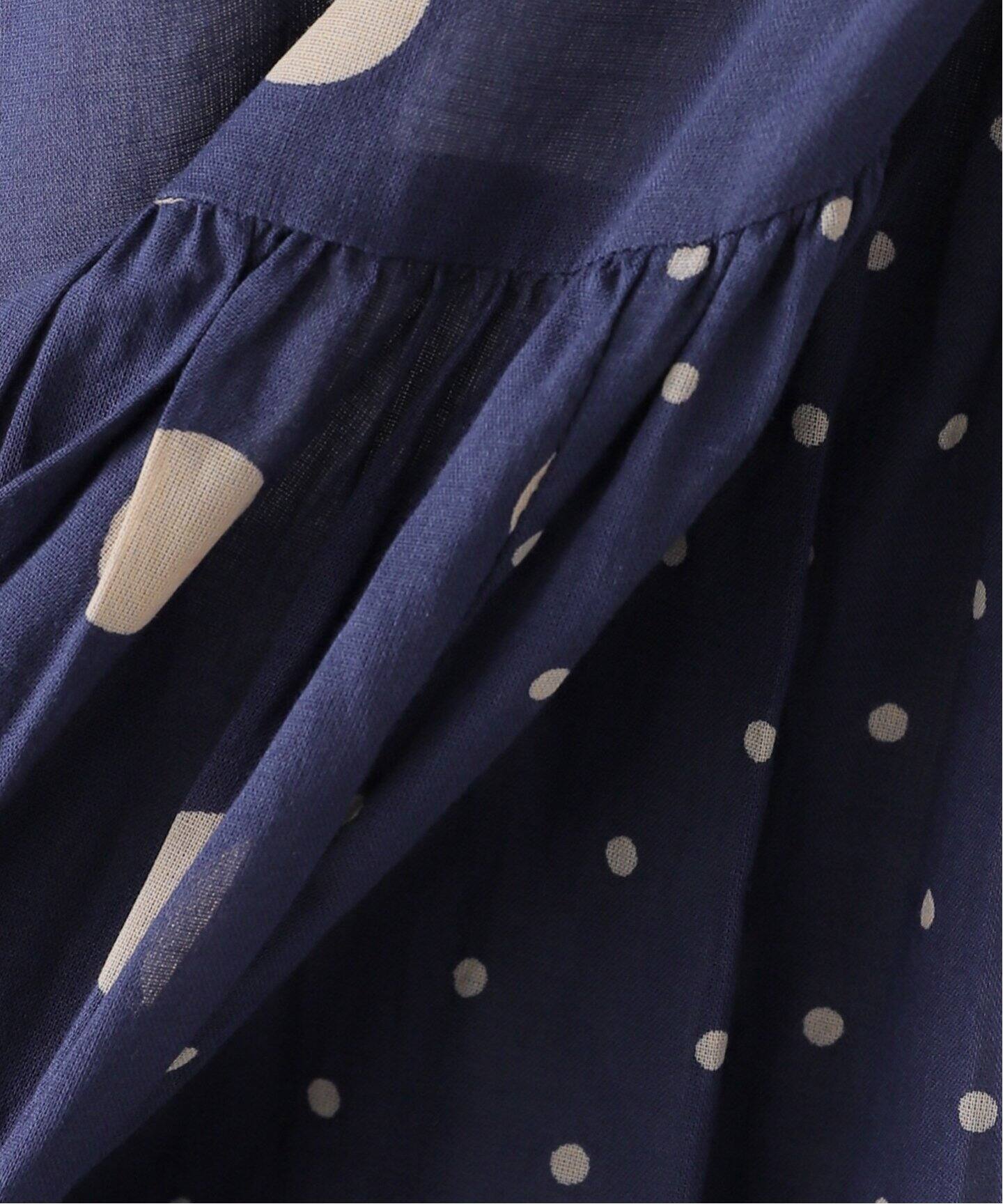 soil ドットオールインワン　ジャーナルスタンダードラックス　luxe SOIL/ ソイル】DOT PRINT WIDE EASY PANTS（その他パンツ