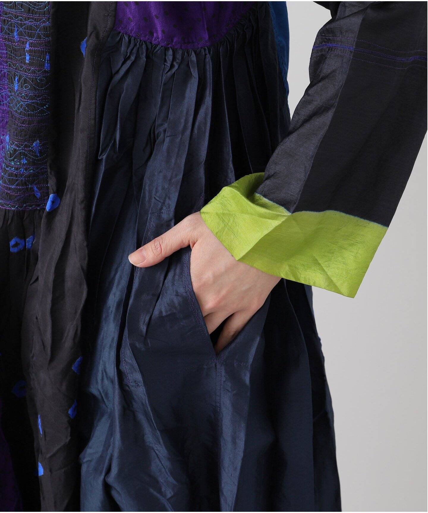 INJIRI/インジリ】PATCH WORK PULL DRESS（ワンピース