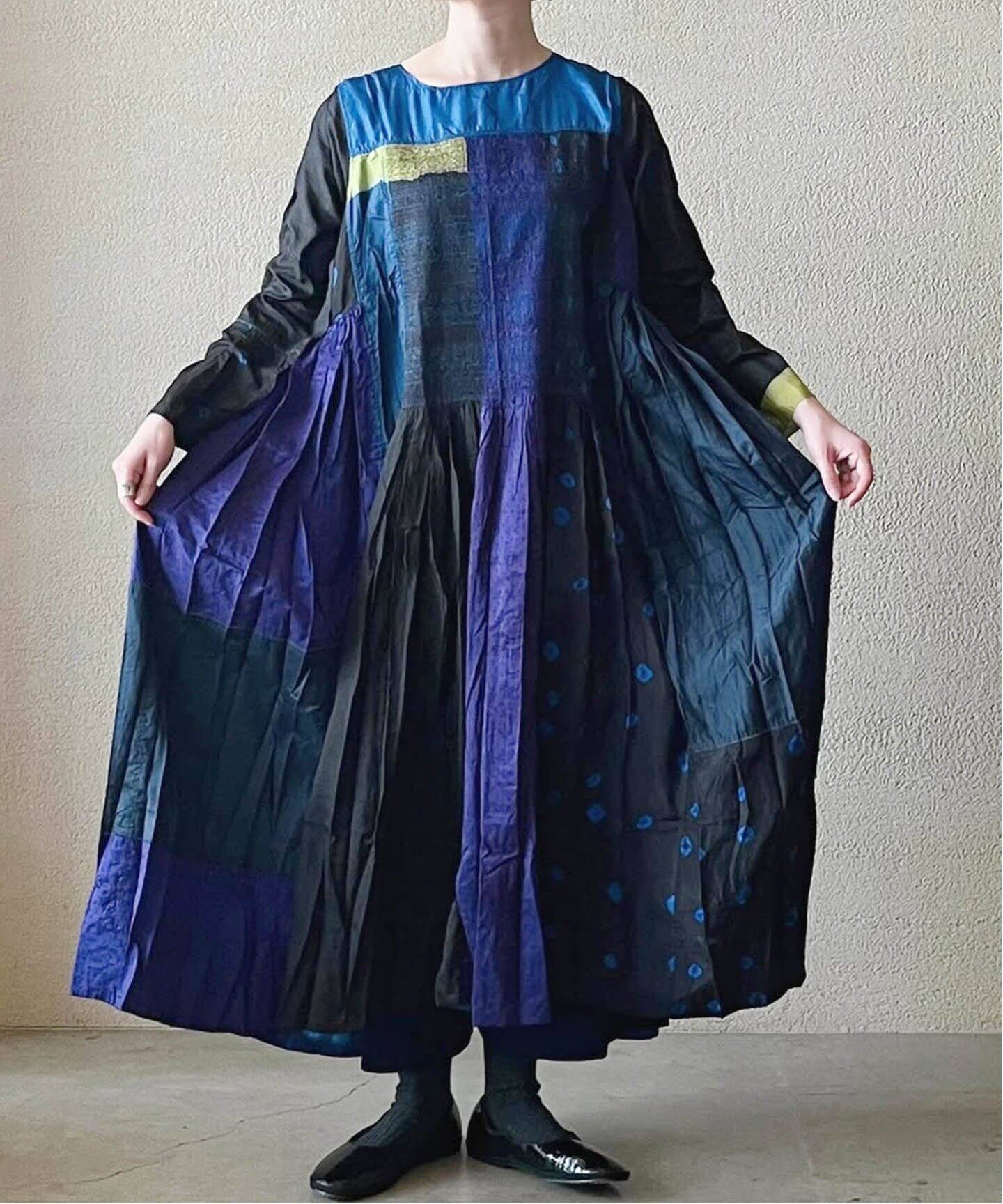 INJIRI/インジリ】PATCH WORK PULL DRESS（ワンピース）｜journal 