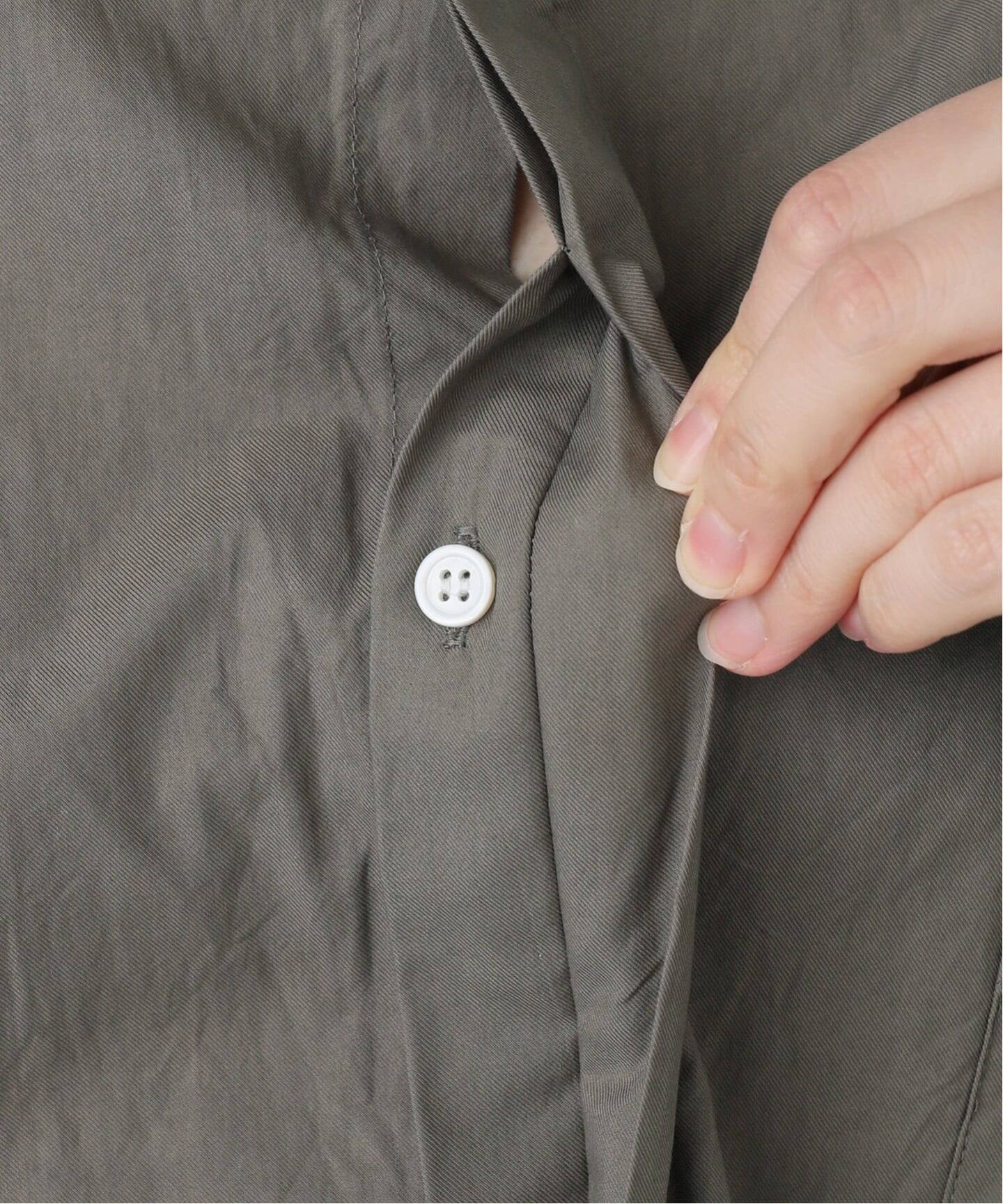 TOUJOURS 】COTTON Back Pleated Shirt Dress（ワンピース）｜journal