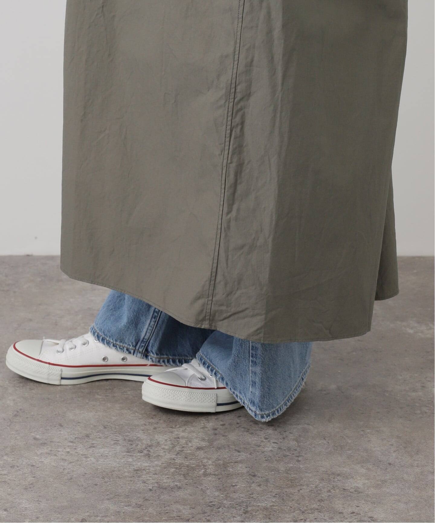 TOUJOURS 】COTTON Back Pleated Shirt Dress（ワンピース）｜journal