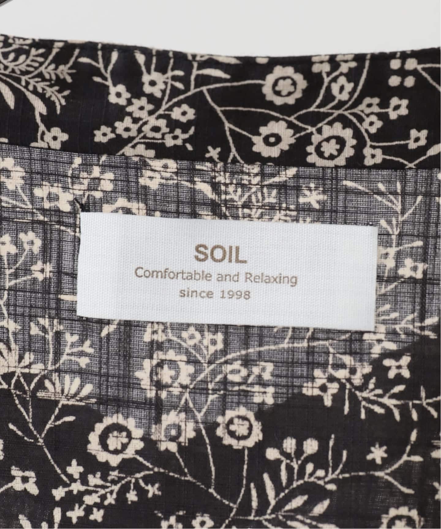 SOIL 】SMALL FLOWER PRINT SHIRT DRESS（ワンピース）｜journal
