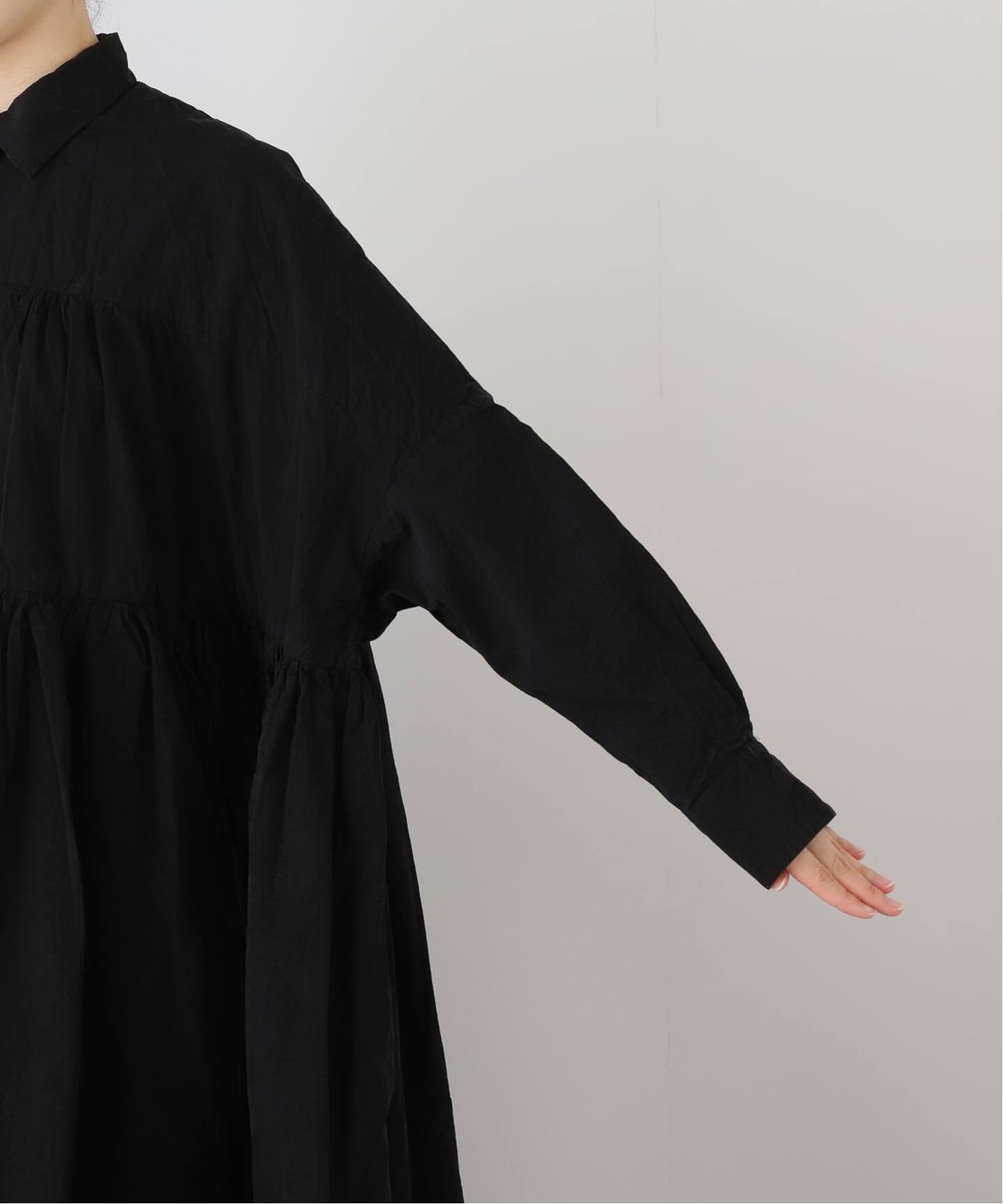 CASEY CASEY】SQUARE LONG SLEEVE DRESS-PAP（ワンピース）｜journal