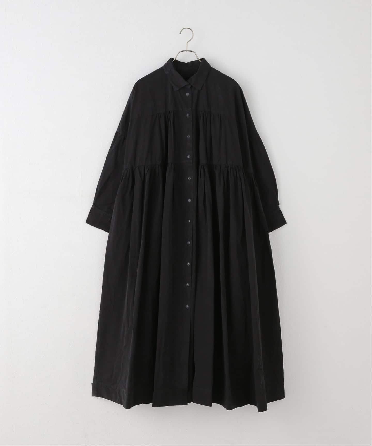 CASEY CASEY】SQUARE LONG SLEEVE DRESS-PAP（ワンピース）｜journal