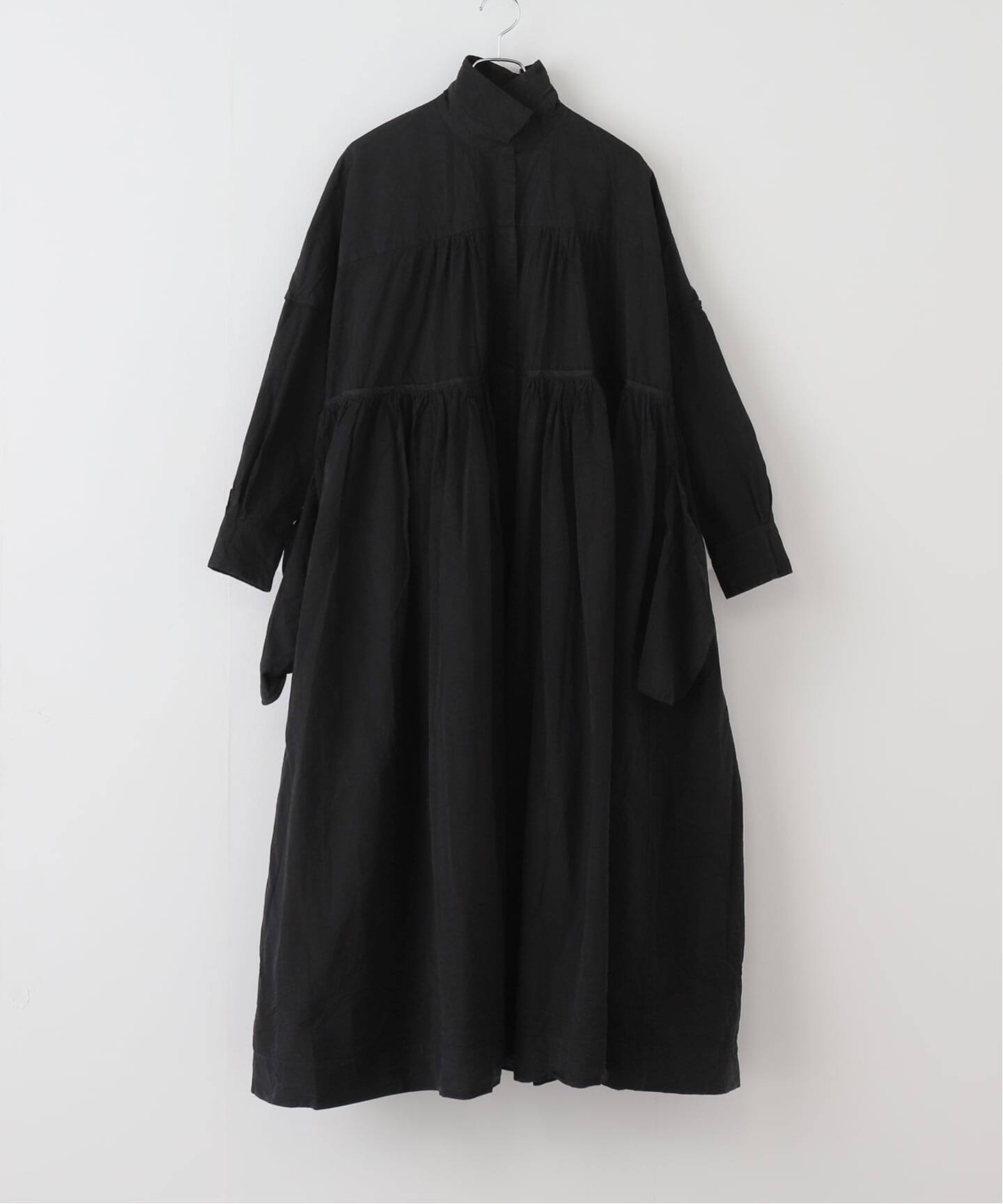 CASEY CASEY】SQUARE LONG SLEEVE DRESS-PAP（ワンピース）｜journal