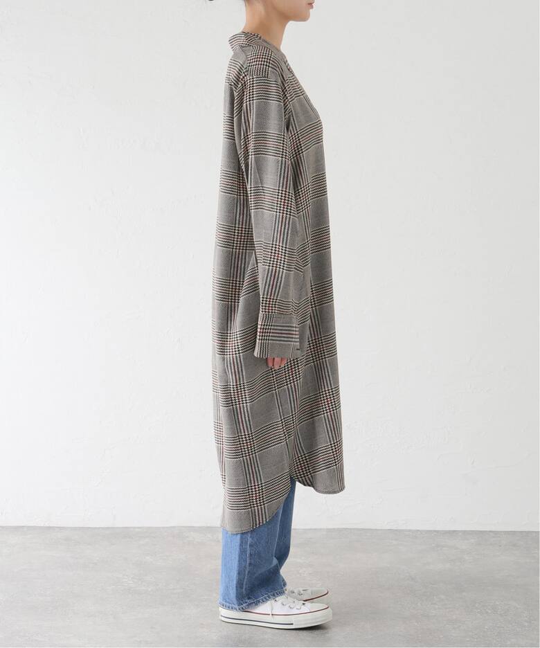 6397/シックススリーナインセブン】 PRINTED FLATTENED SHIRT DRESS 