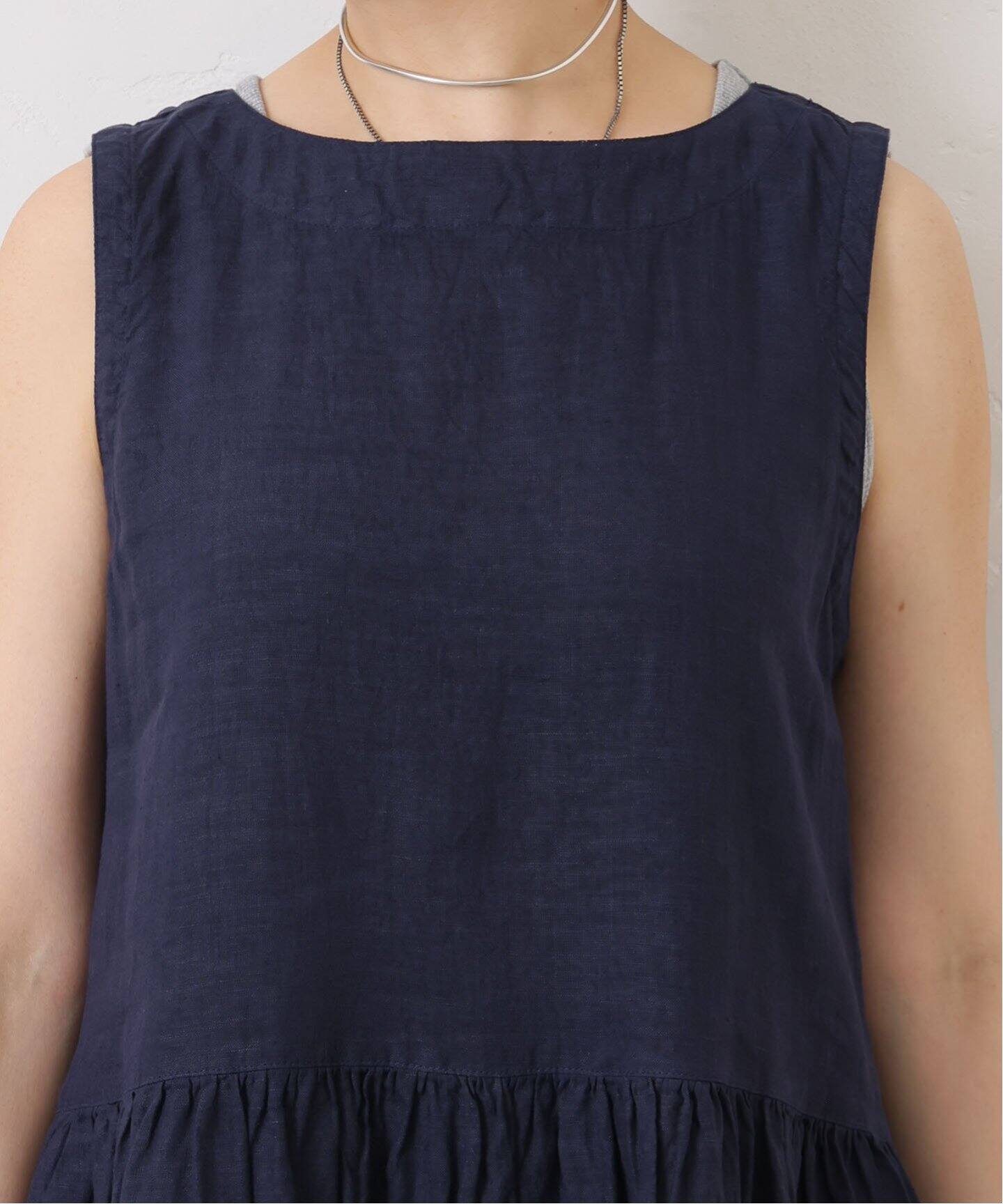 ARMEN】 LINEN PLAIN N/SL ONE-PIECE（ワンピース）｜journal
