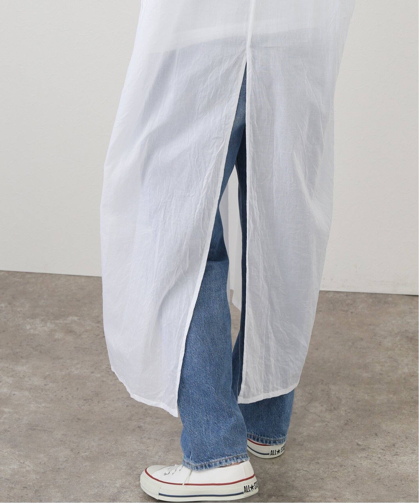 TOUJOURS 】 COTTON ORGANZA Over Dress（ワンピース）｜journal