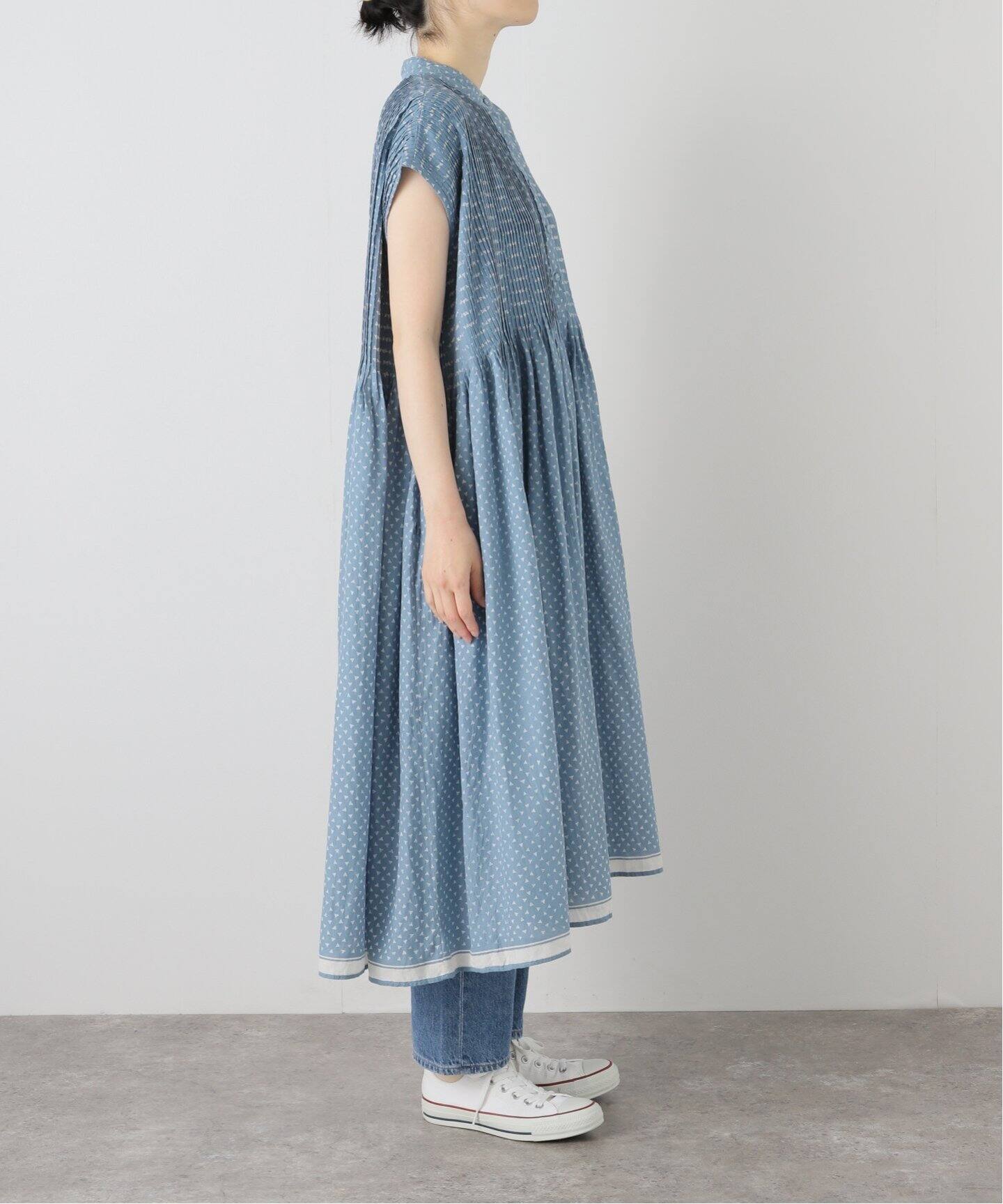 maison de soil/メゾン ド ソイル】 FLOWER BLOCK PRINT CULOTT